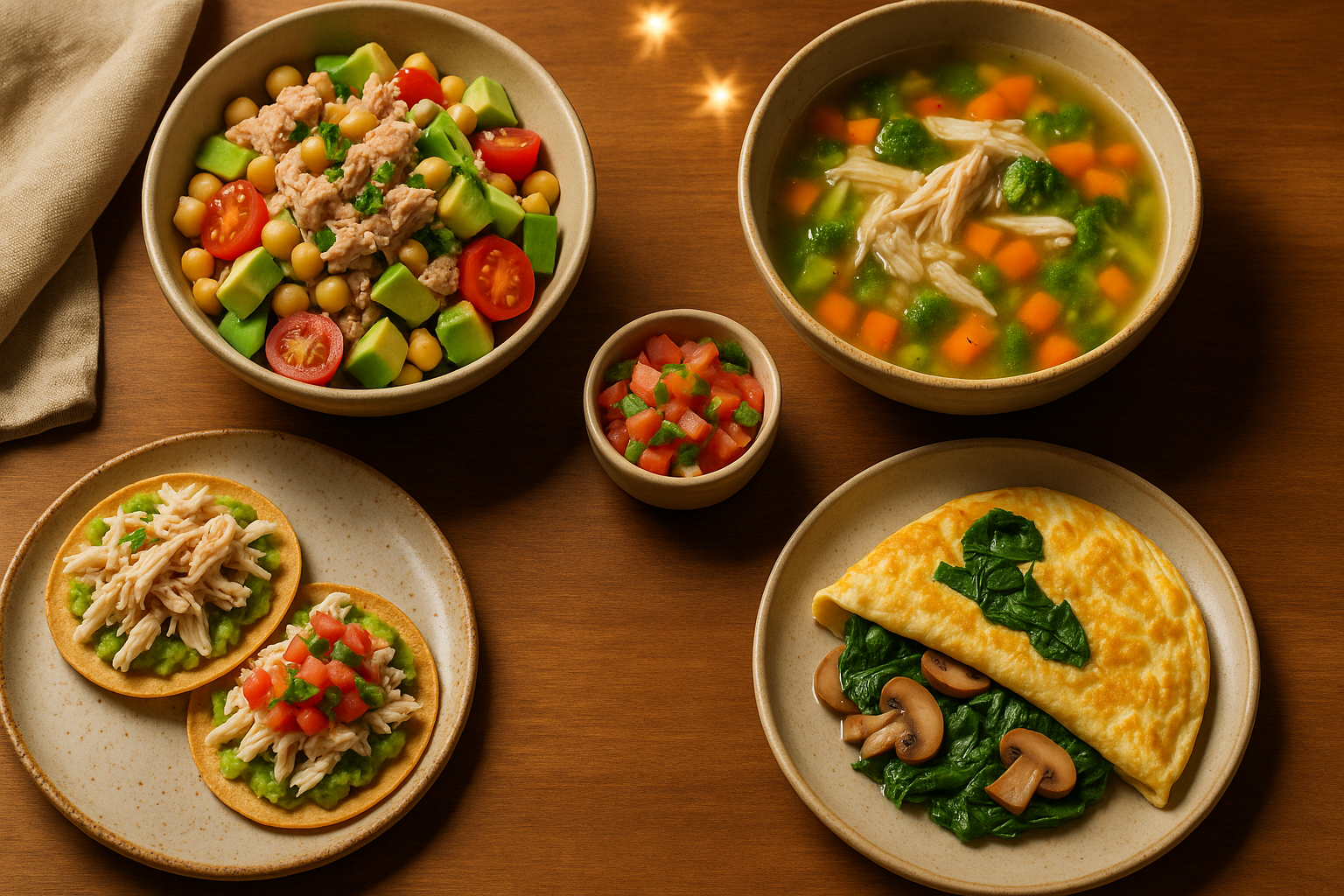 Cenas saludables para bajar de peso sin dormir con hambre