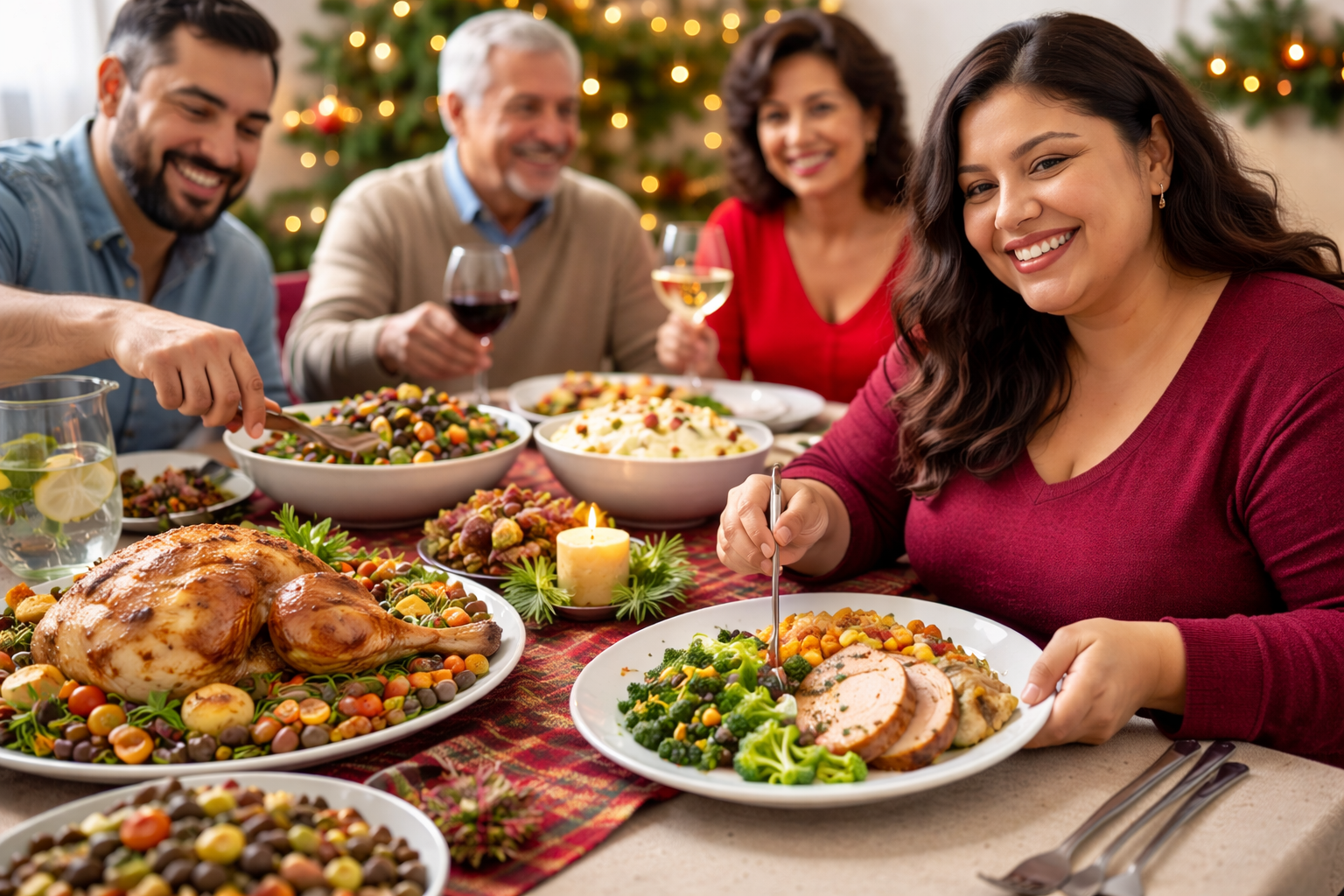 Guía para vivir las fiestas si tienes sobrepeso