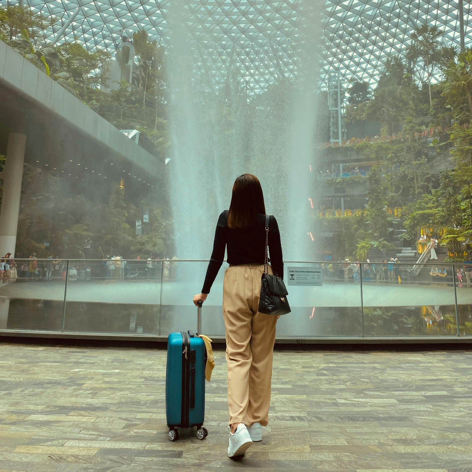 Cyber security image of rain falling in the travel sector