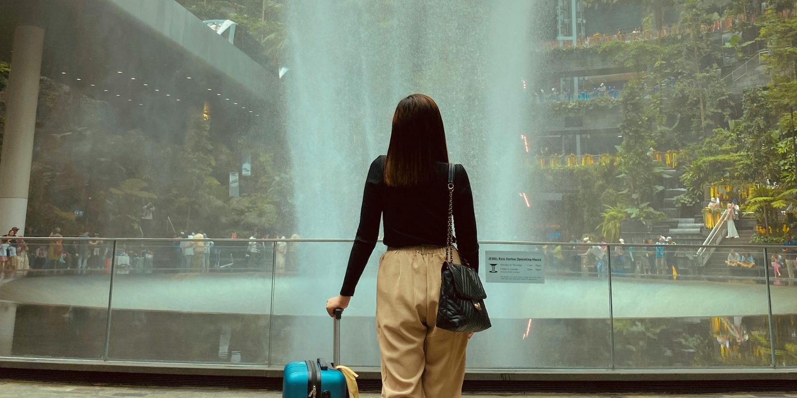 Cyber security image of rain falling in the travel sector