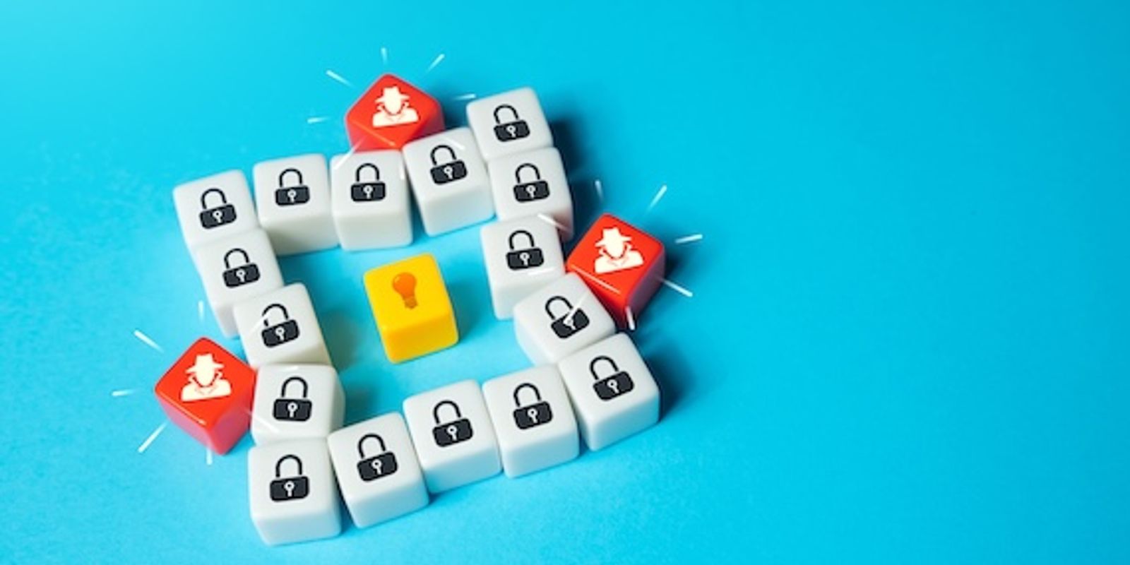 Attackers try to steal data. Hackers breaking the security system. Cybersecurity trends and threats. Cyber-attack trends. Data leakage, industrial espionage. Safety vulnerabilities, intrusion threat. Patenting, protection of intellectual property.