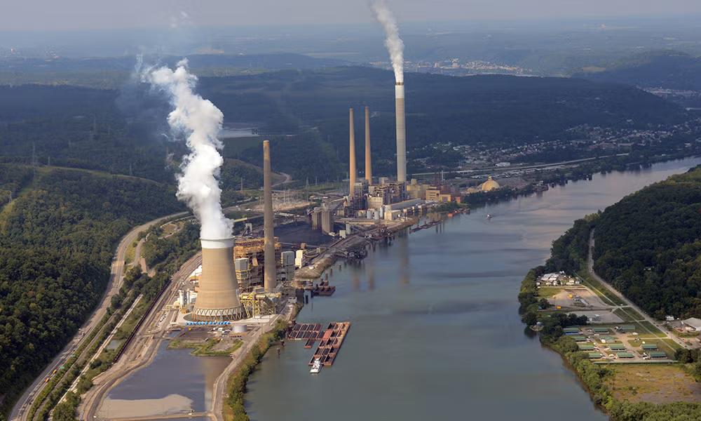 Coal power plant in Southeast Ohio