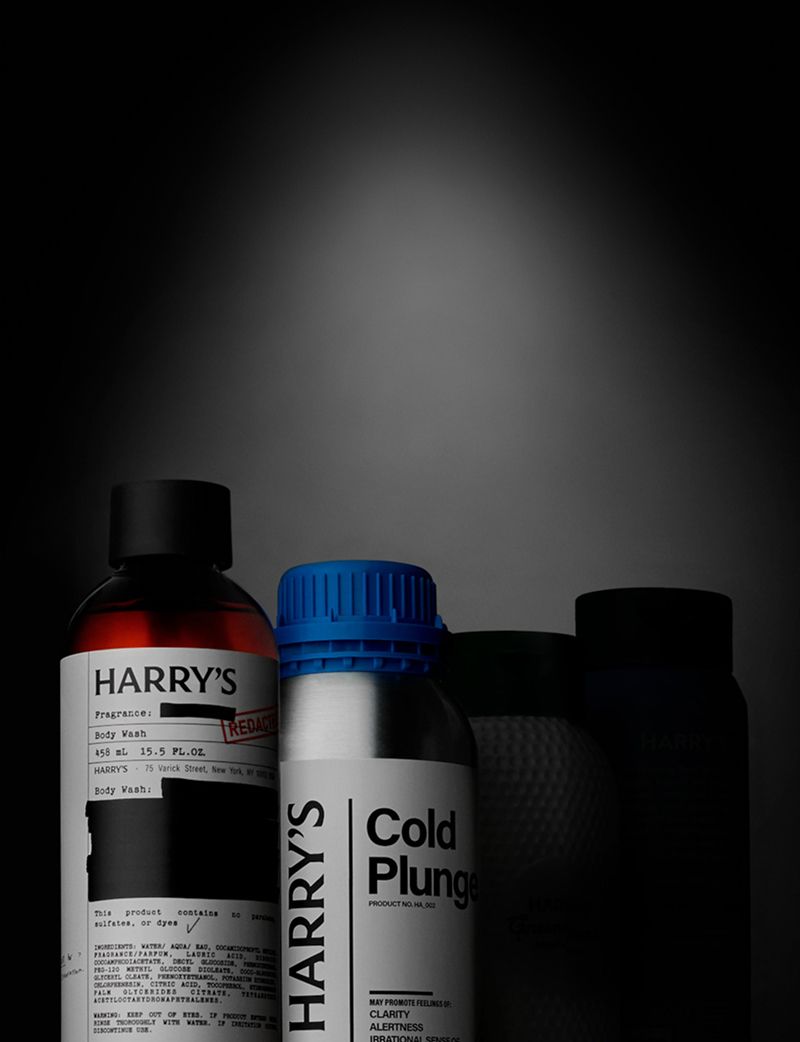 Bottle of redacted body wash and cold plunge body wash