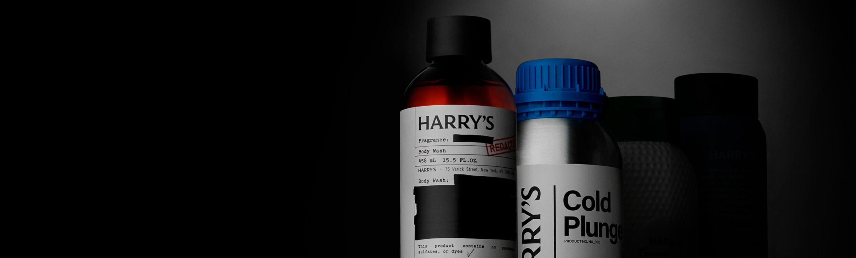 Bottle of redacted body wash and cold plunge body wash