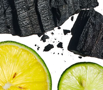 Scent note ingredients for Stone scent, charcoal & lime