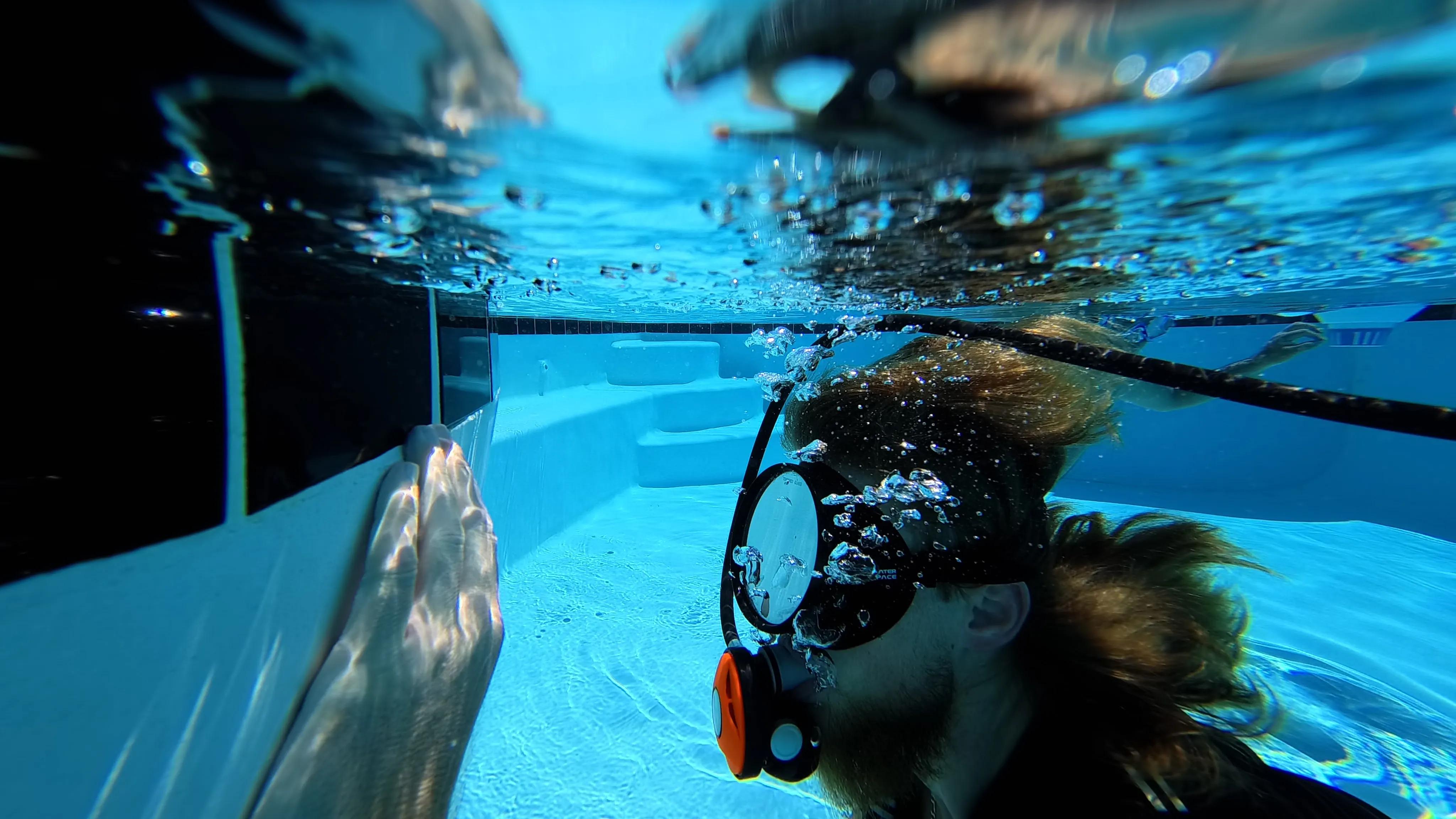 Pool leak underwater