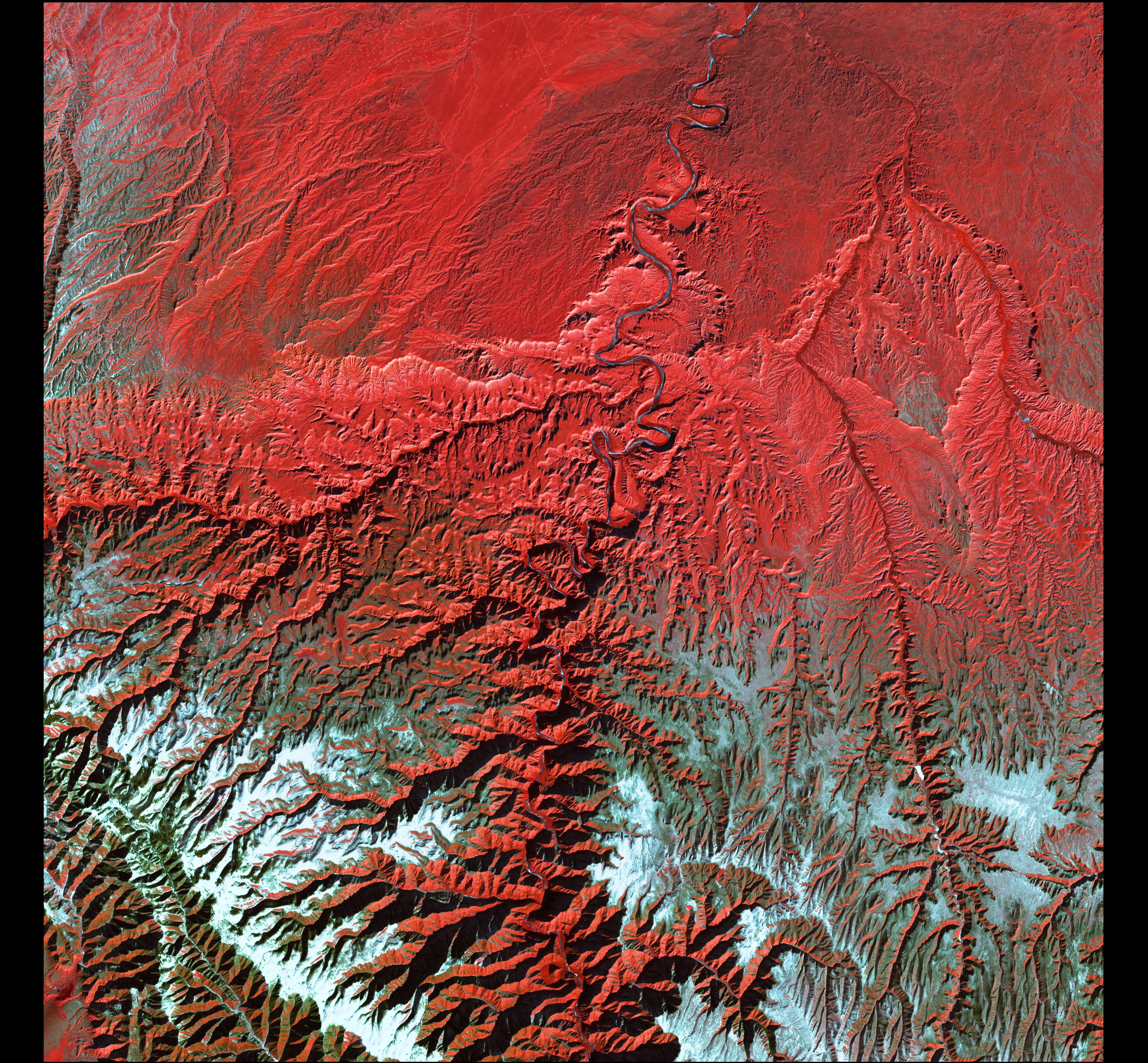 Desolation Canyon — United States of America — Landsat 7