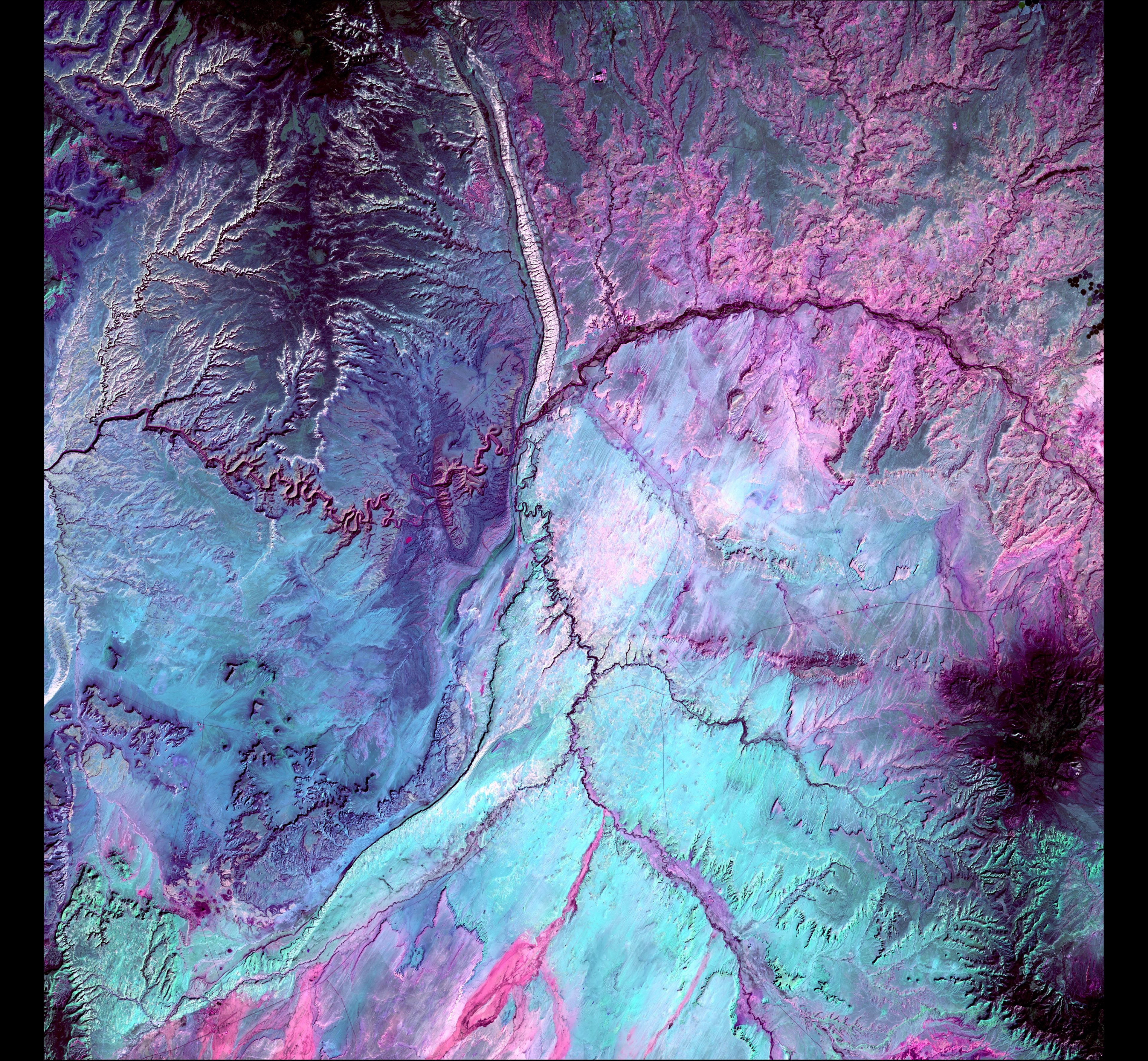 Cloud Lightning — Rocky Mountain Region — Landsat 8