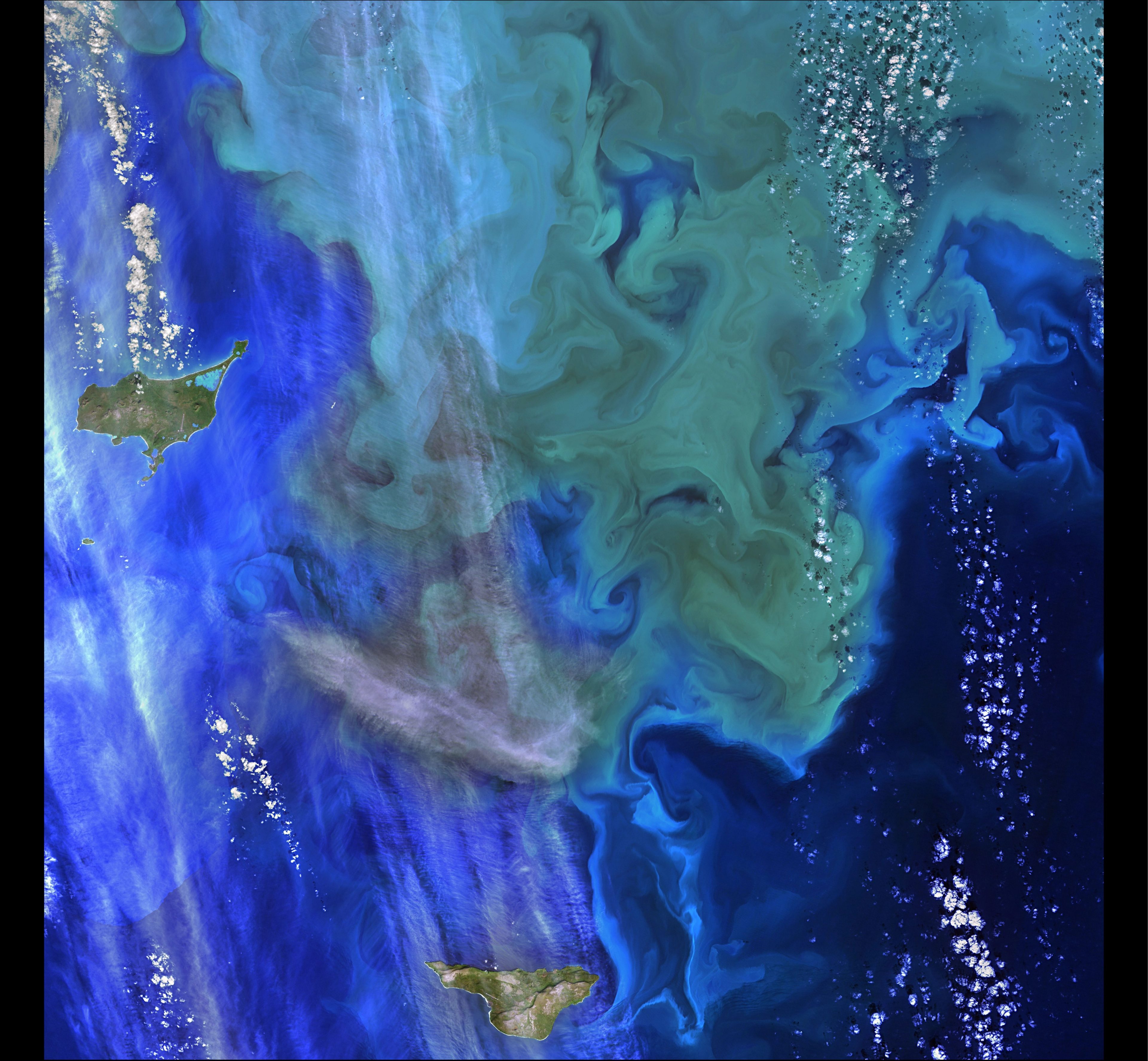 Earth's Aquarium — Alaska — Landsat 8