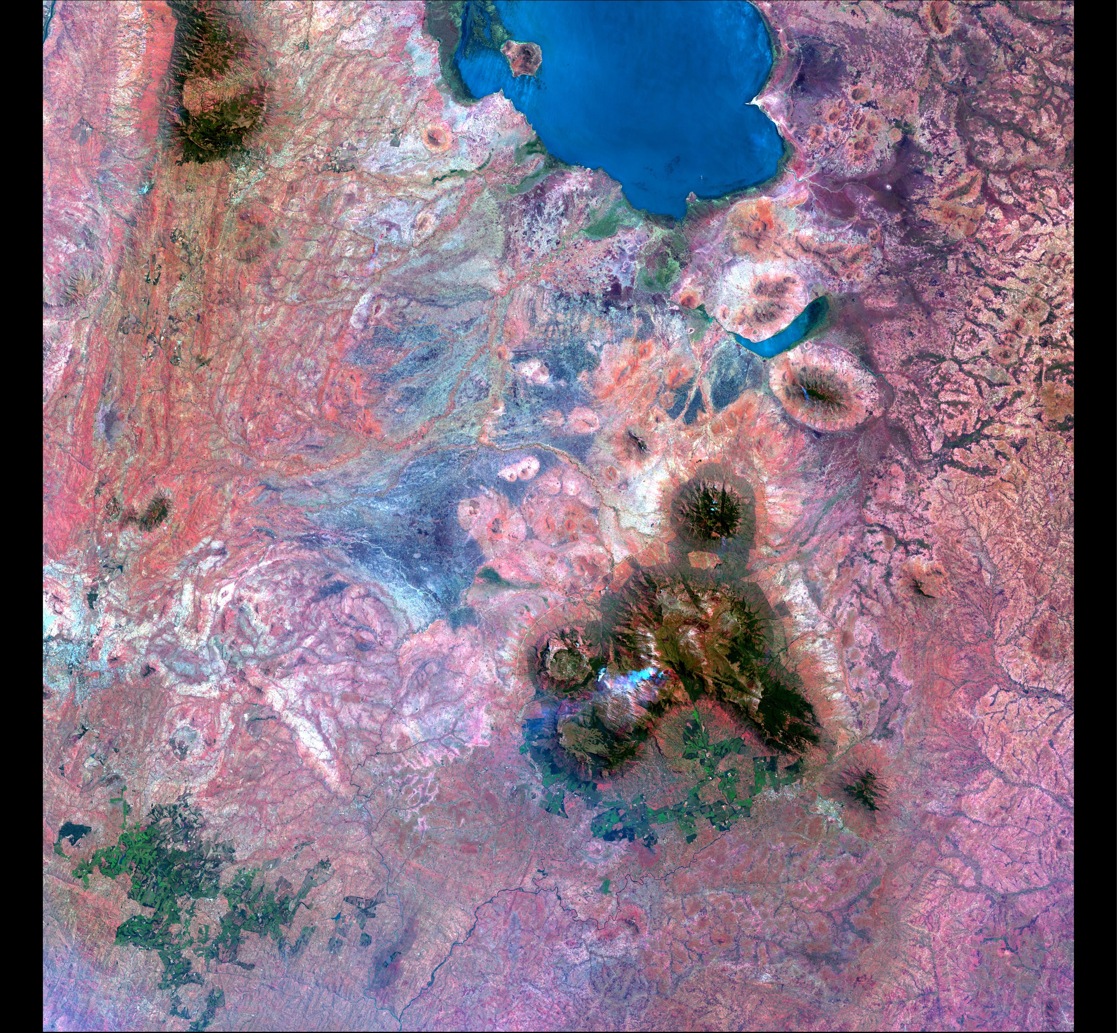 Mulanje Massif — Malawi — Landsat 8