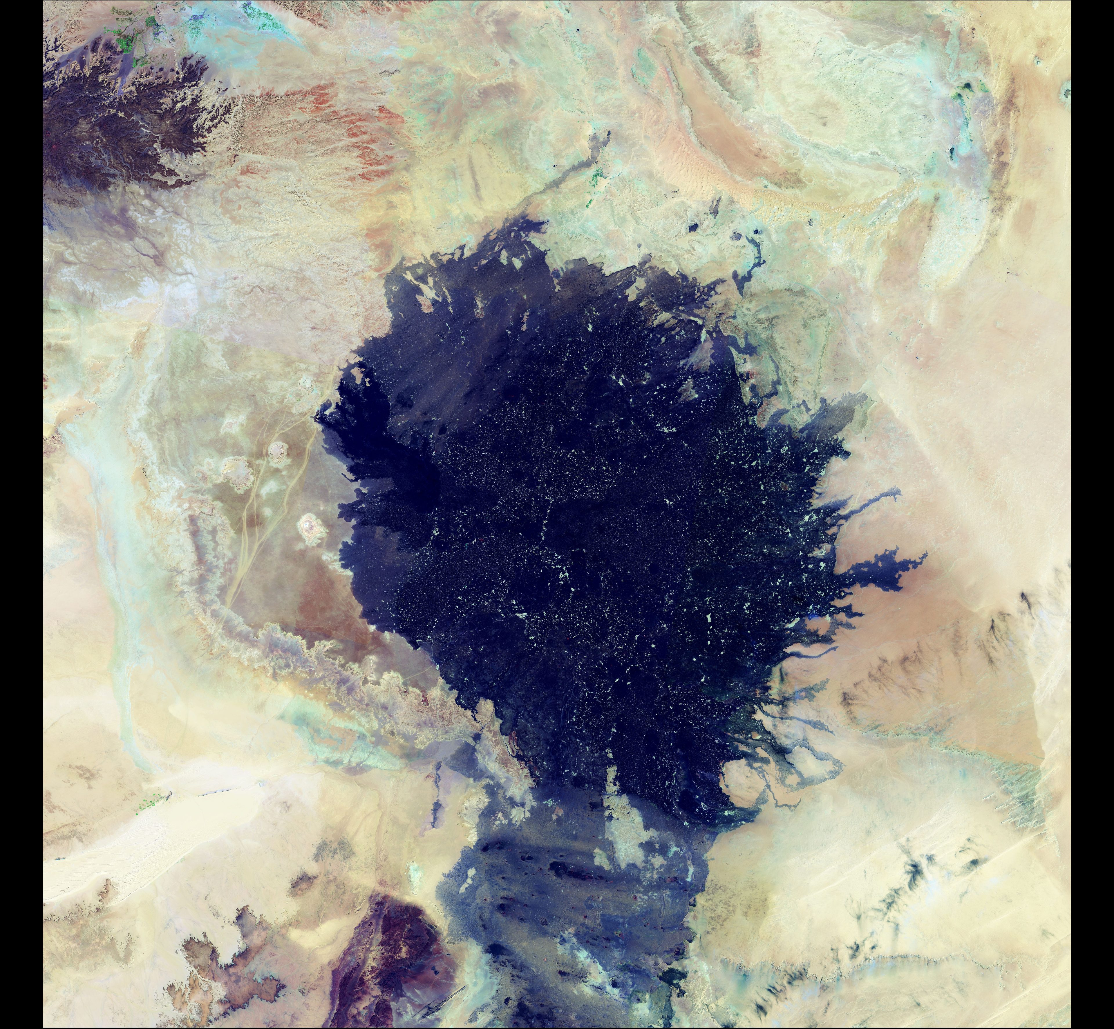 Lava Field — Libya — Landsat 8