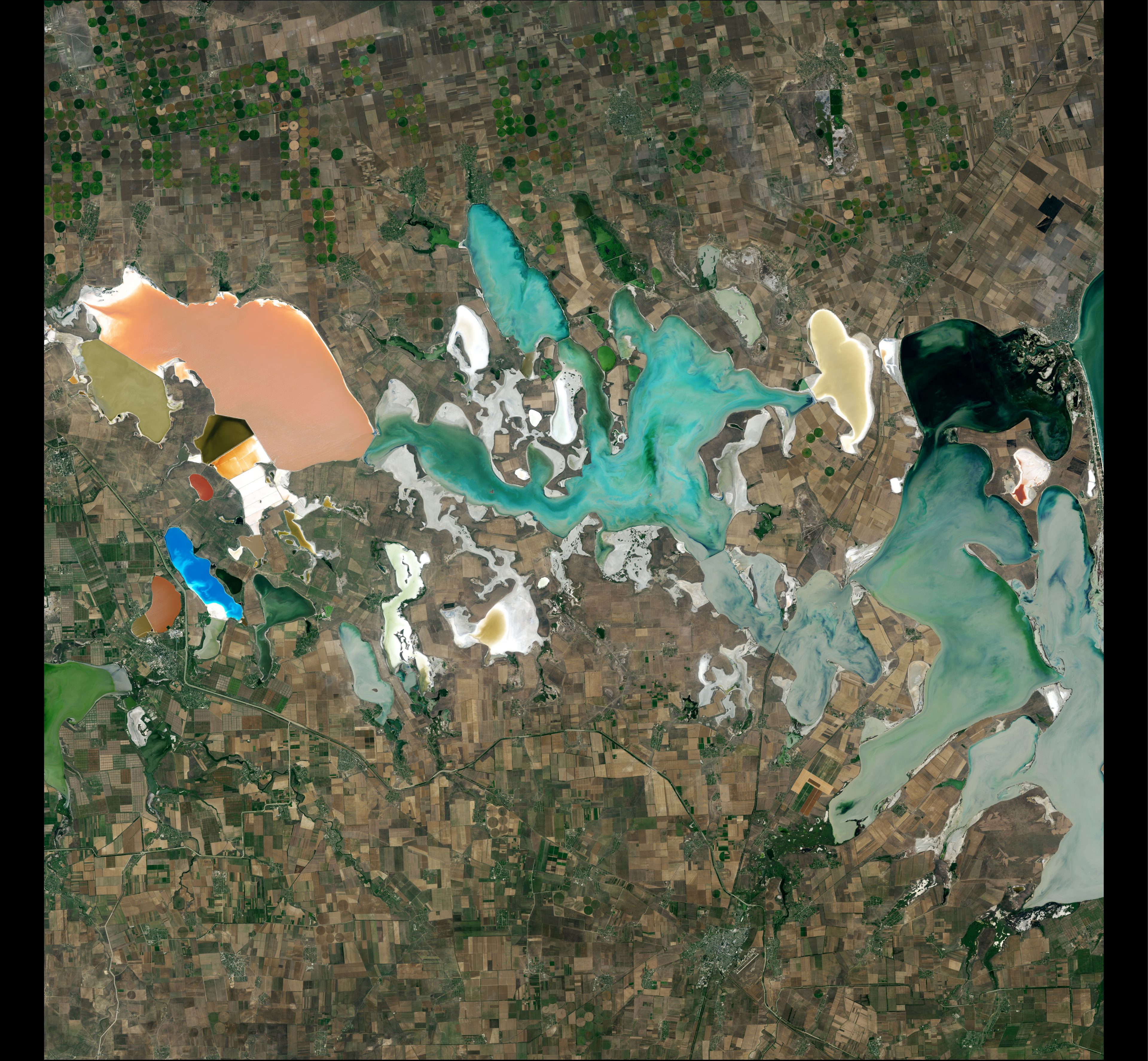 Putrid Sea — Crimean Peninsula — Landsat 8