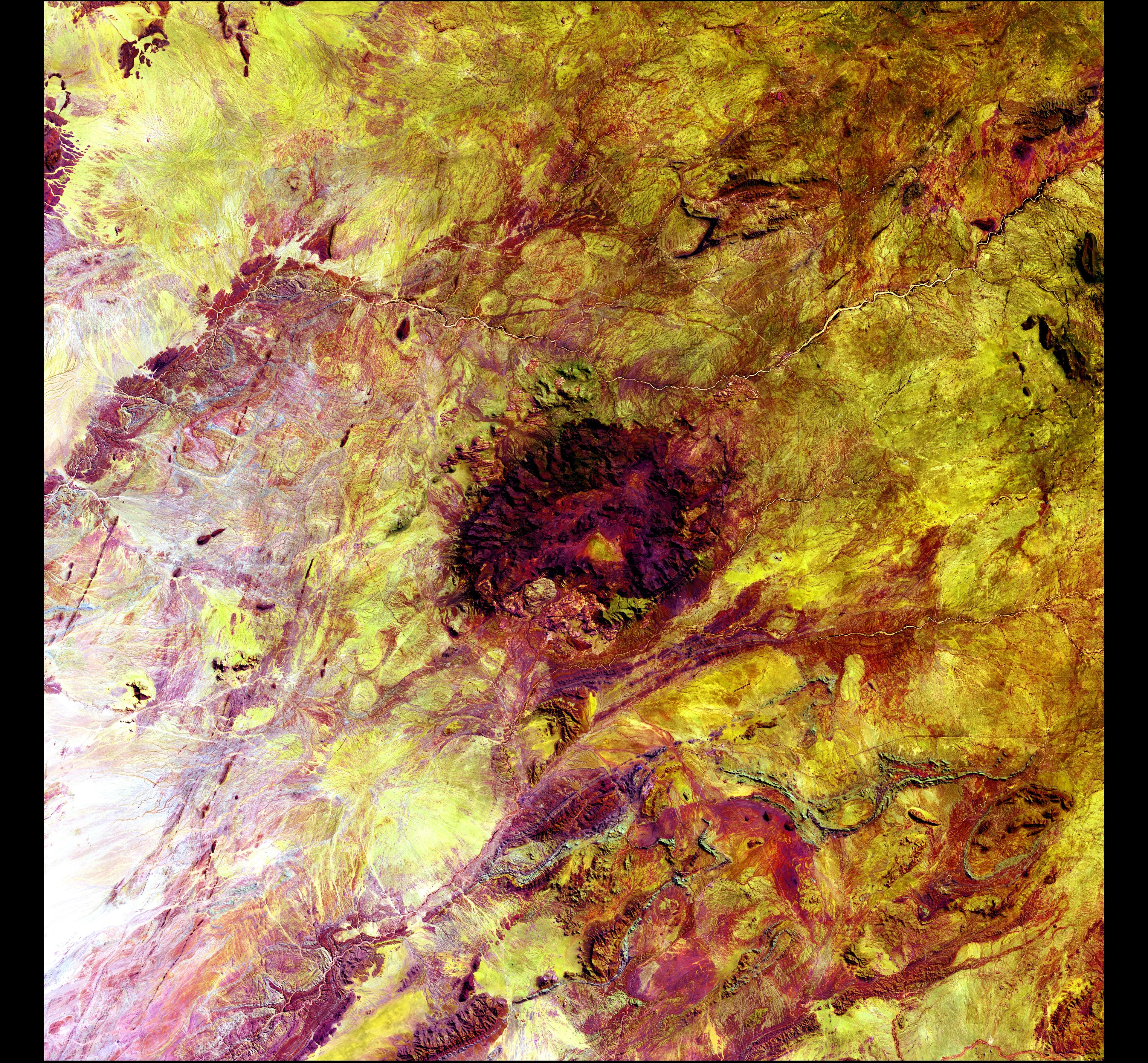 Erongo Massif — Namibia — Landsat 7