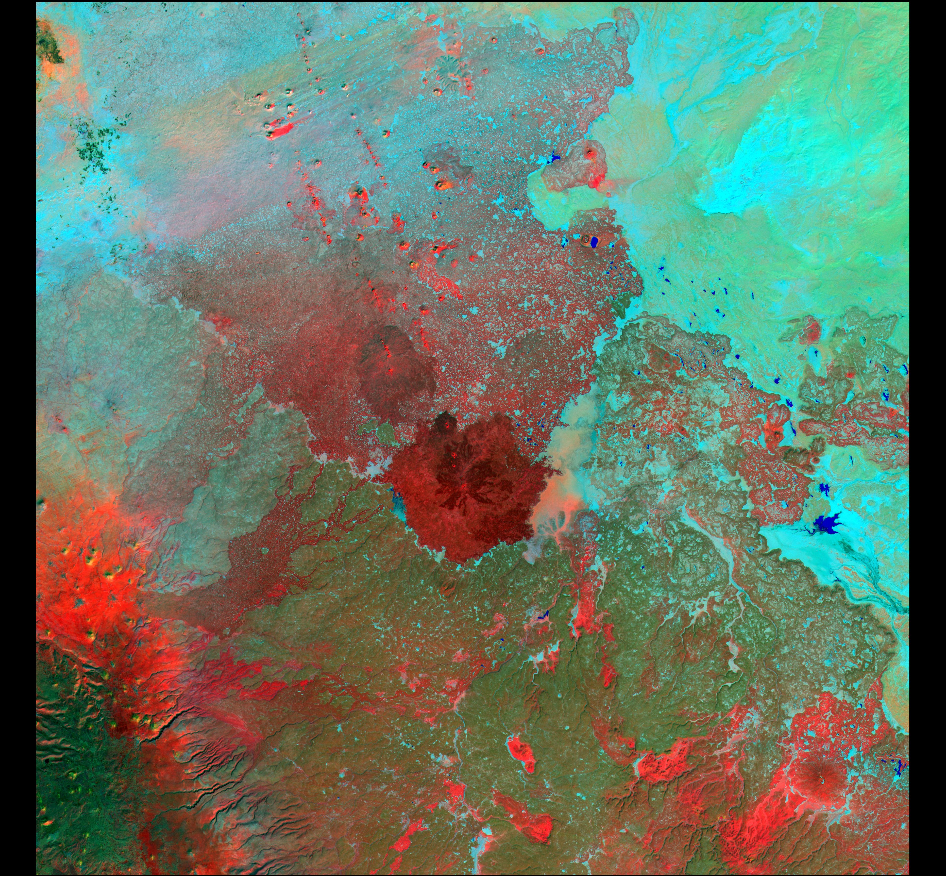 The Syrian Desert — Asia — Landsat 7