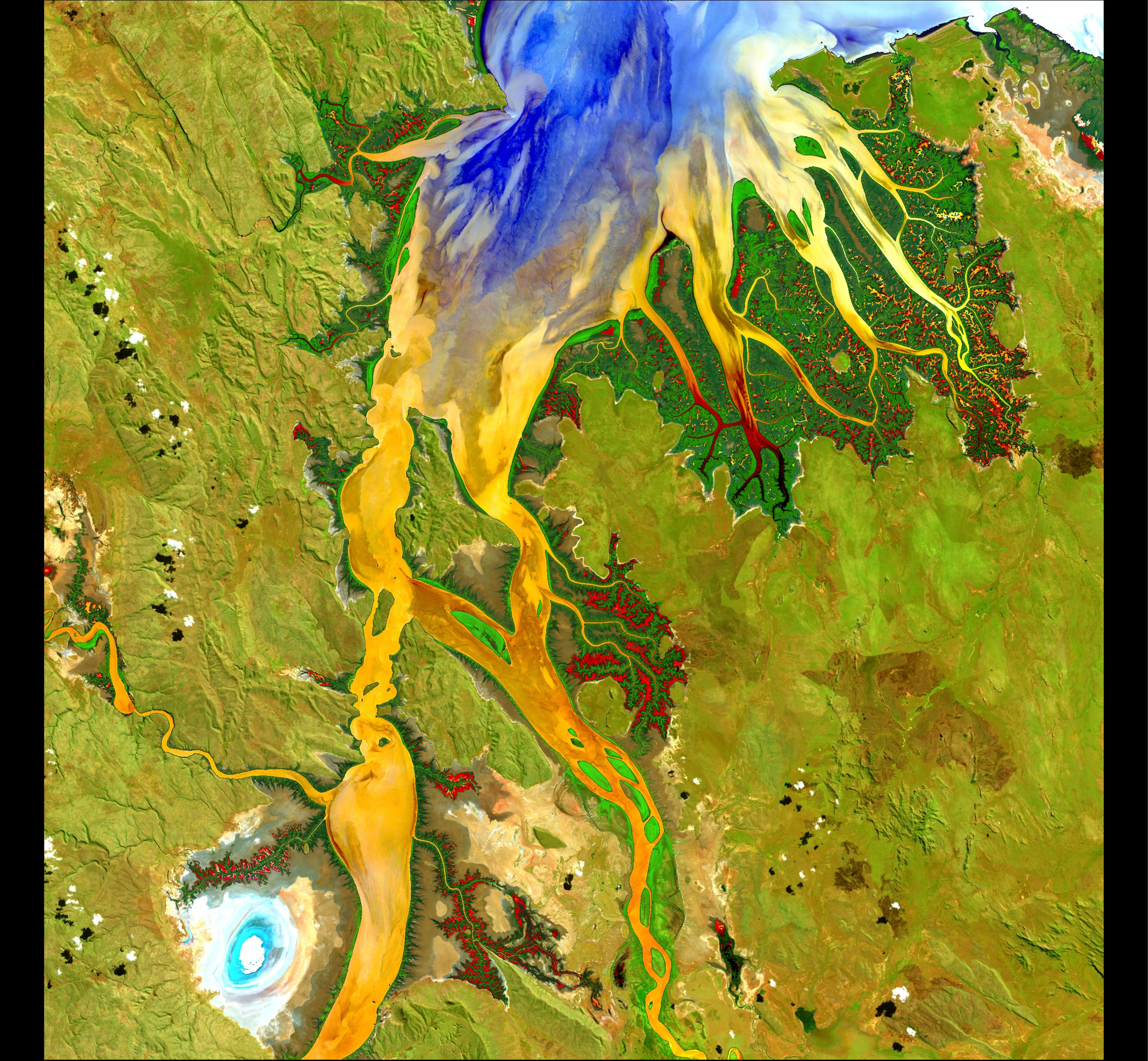 Nature's Patterns — carousel — Landsat 8