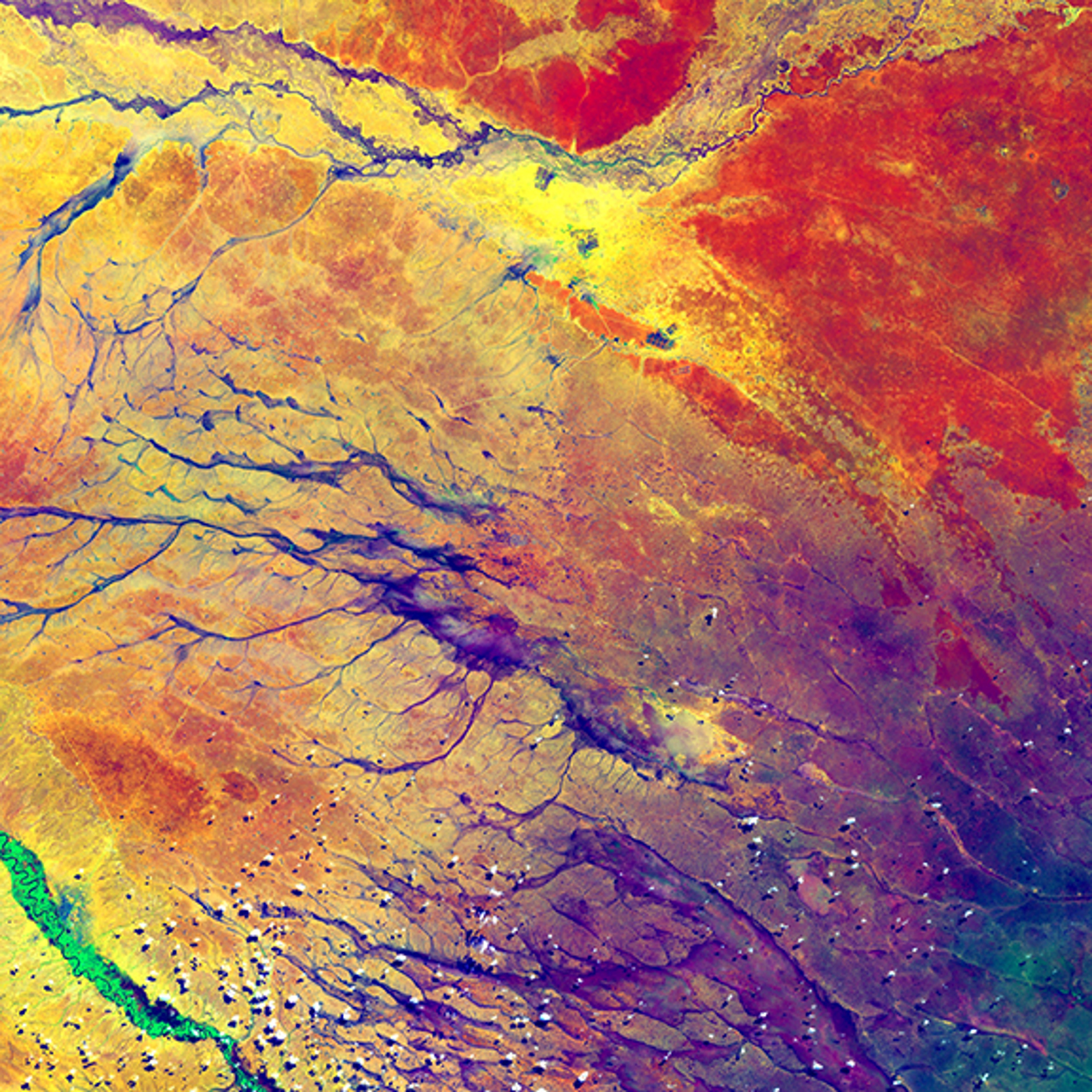 A Study in Color — Kenya — Landsat 8