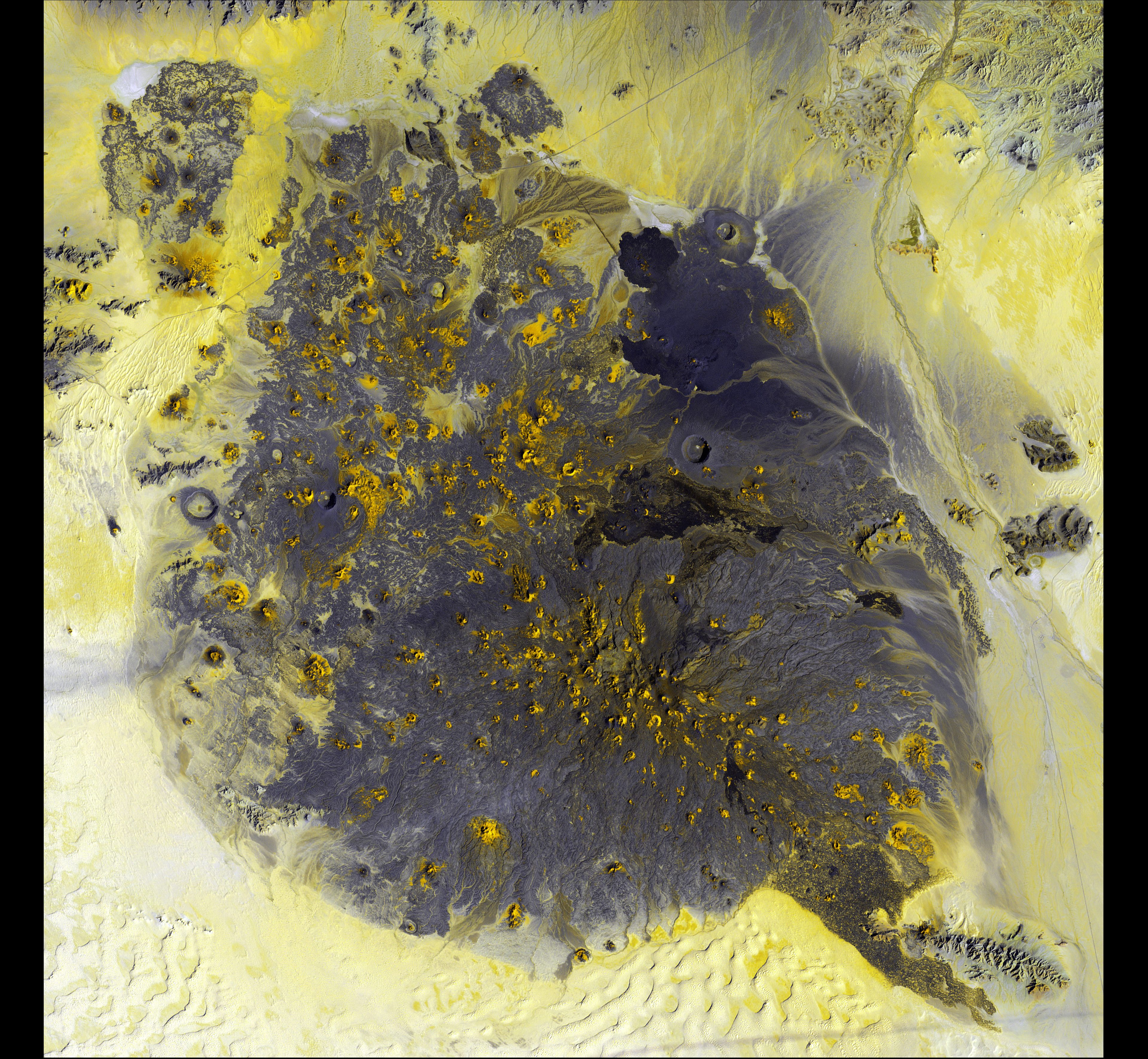 Pinacate Volcano Field — Mexico — Landsat 7