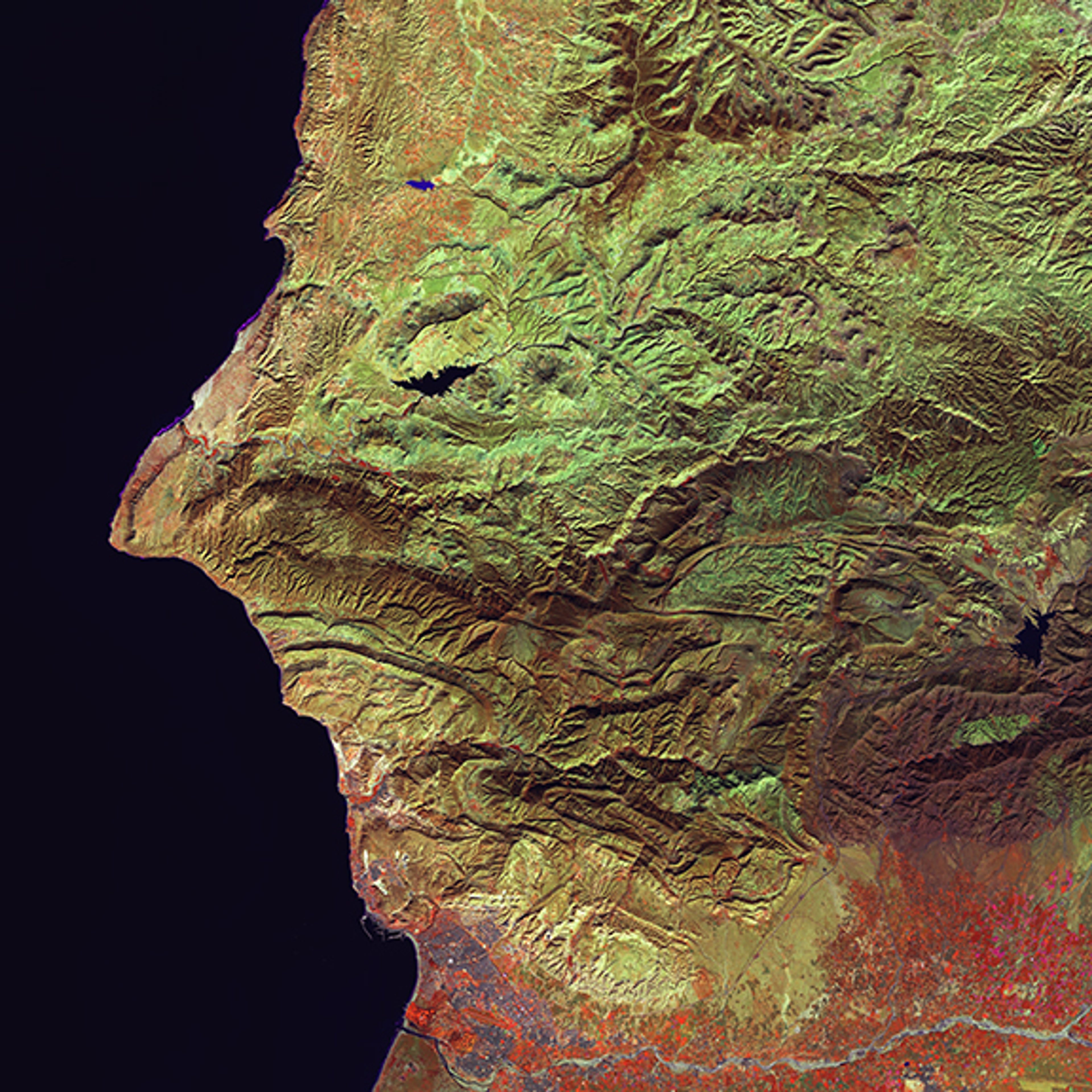 Earth Selfie — Morocco — Landsat 8