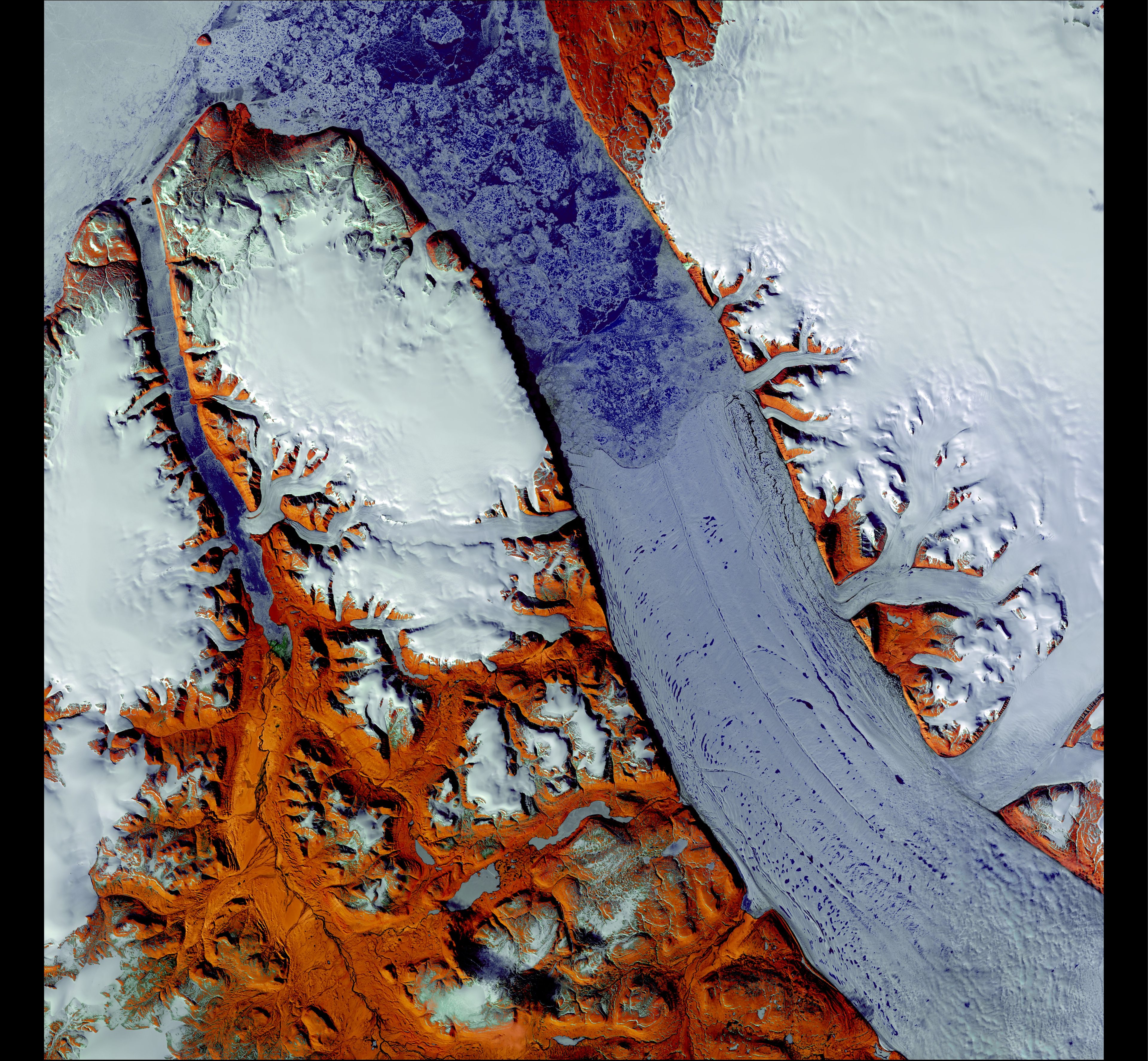Petermann Glacier — Greenland — Landsat 8