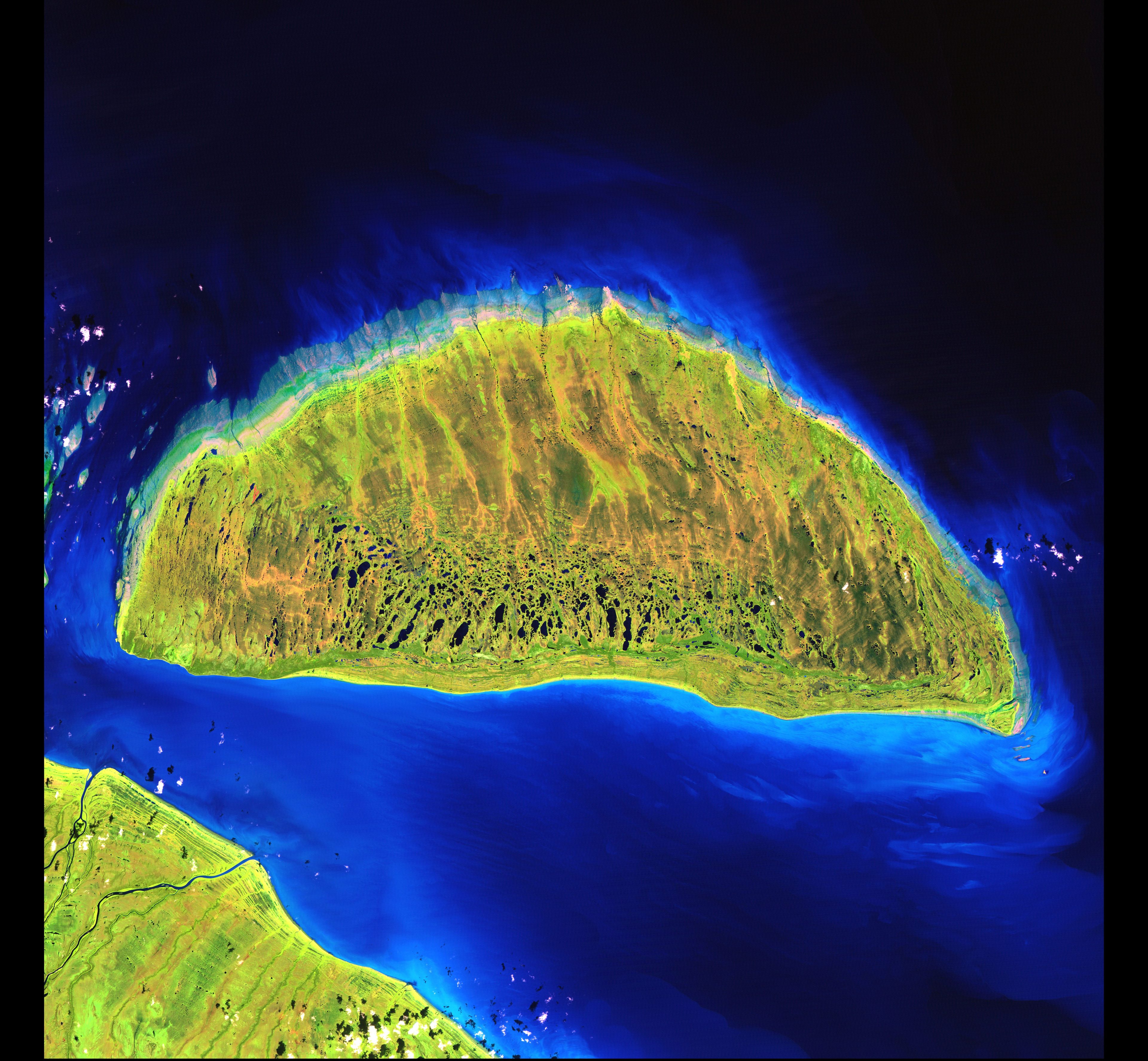 Island Rebound — Canada — Landsat 5