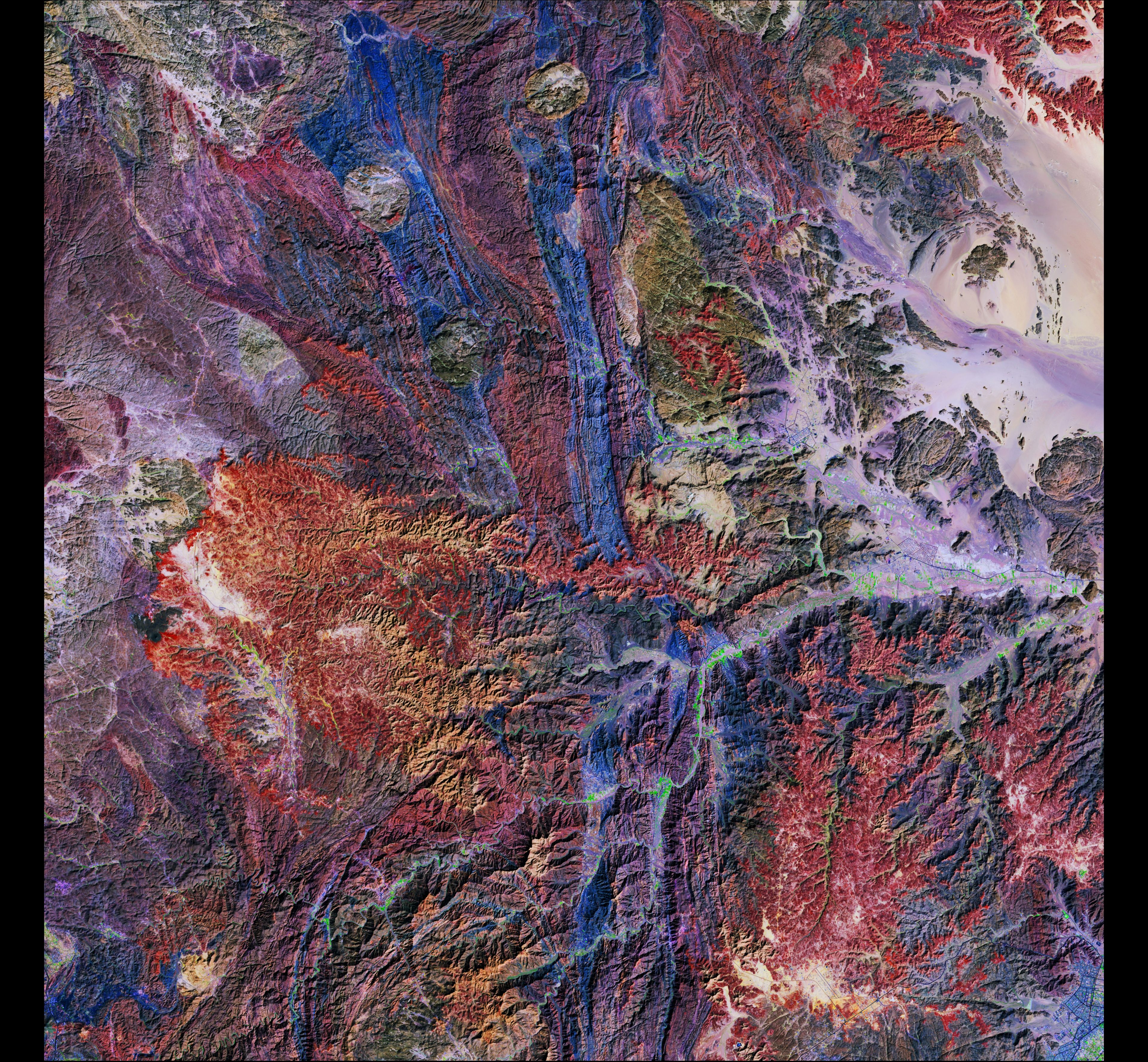 Tapestry — Saudi Arabia — Landsat 8