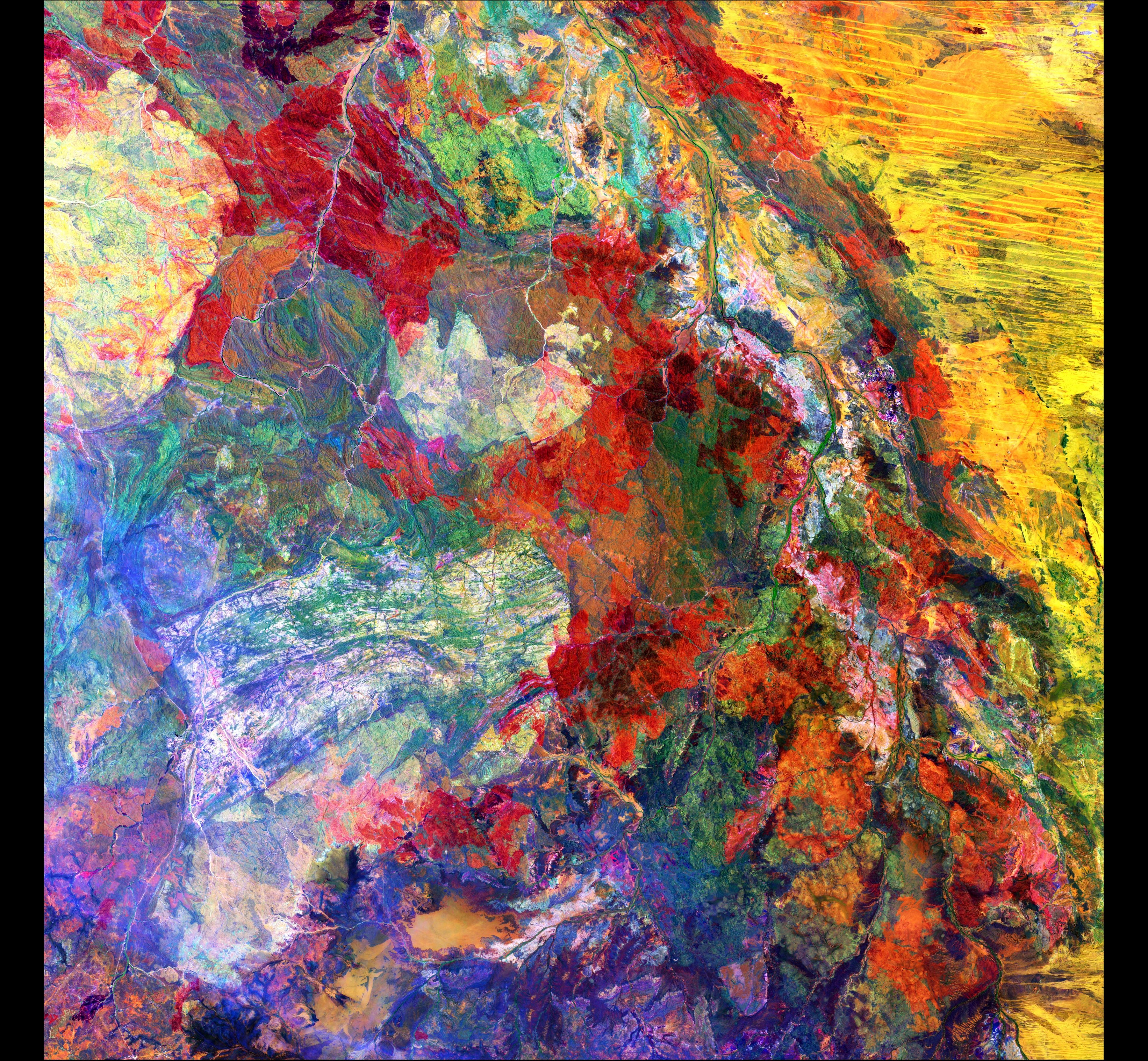 Melted Colors — Australia — Landsat 8