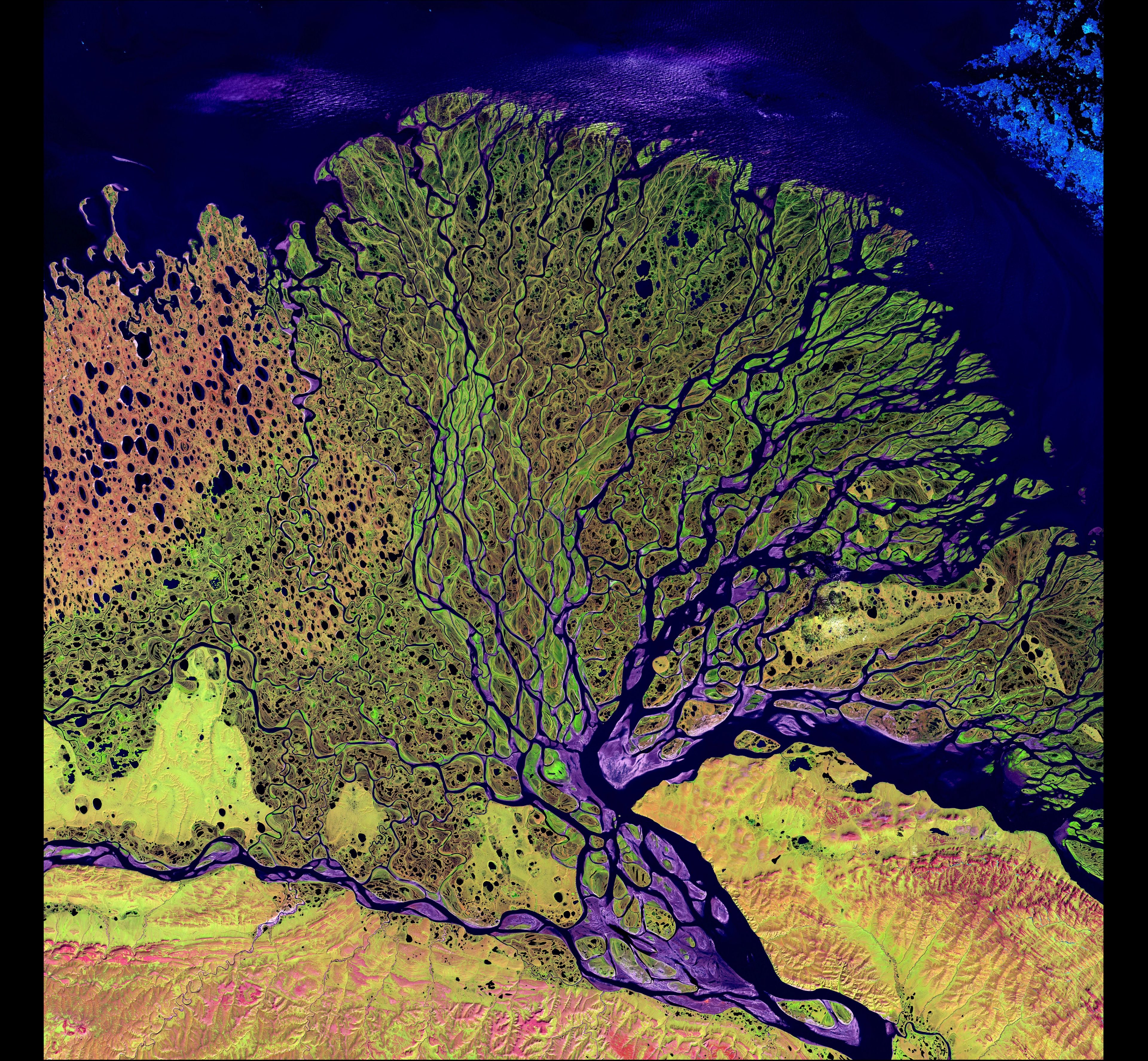 Lena Delta — Russia — Landsat 7