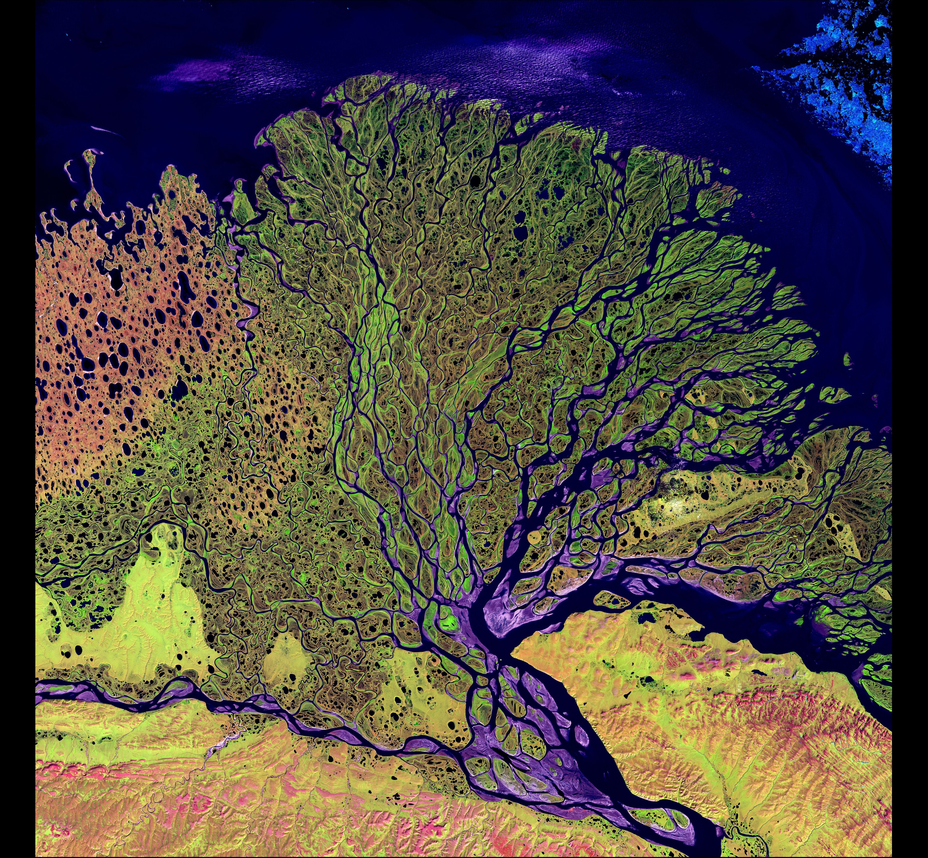 Lena Delta — Russia — Landsat 7