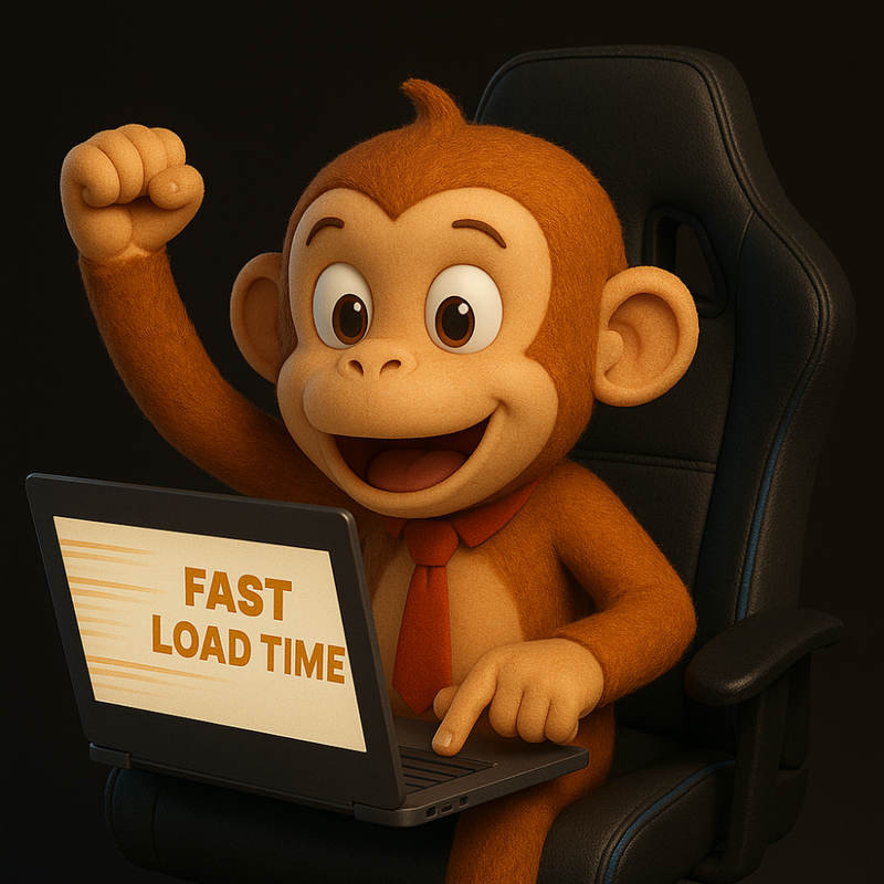 When your site loads faster than my monkey brain can think