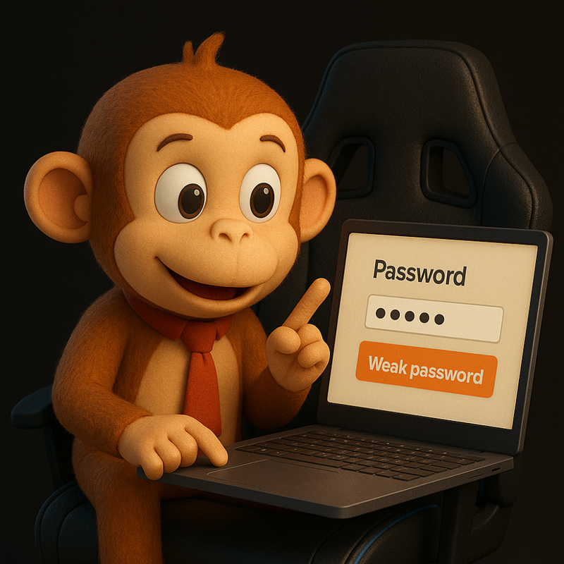 Your password is bananas 🍌—but not strong enough...