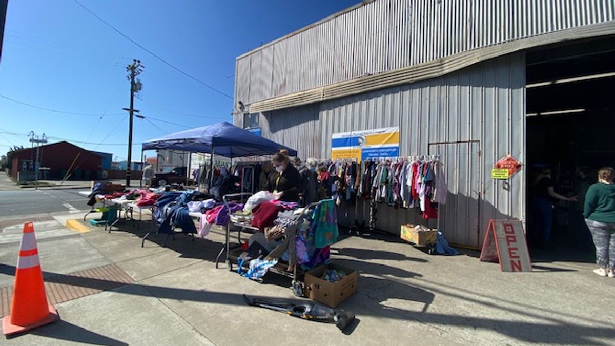 free clothing closet weekly Friday