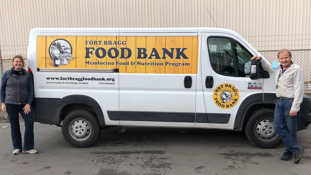 Thank you Redwood Empire Food Bank we love our new van!