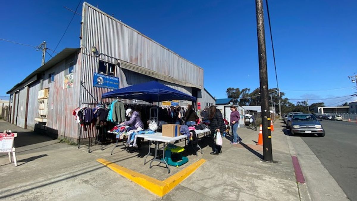 free clothing closet Friday
