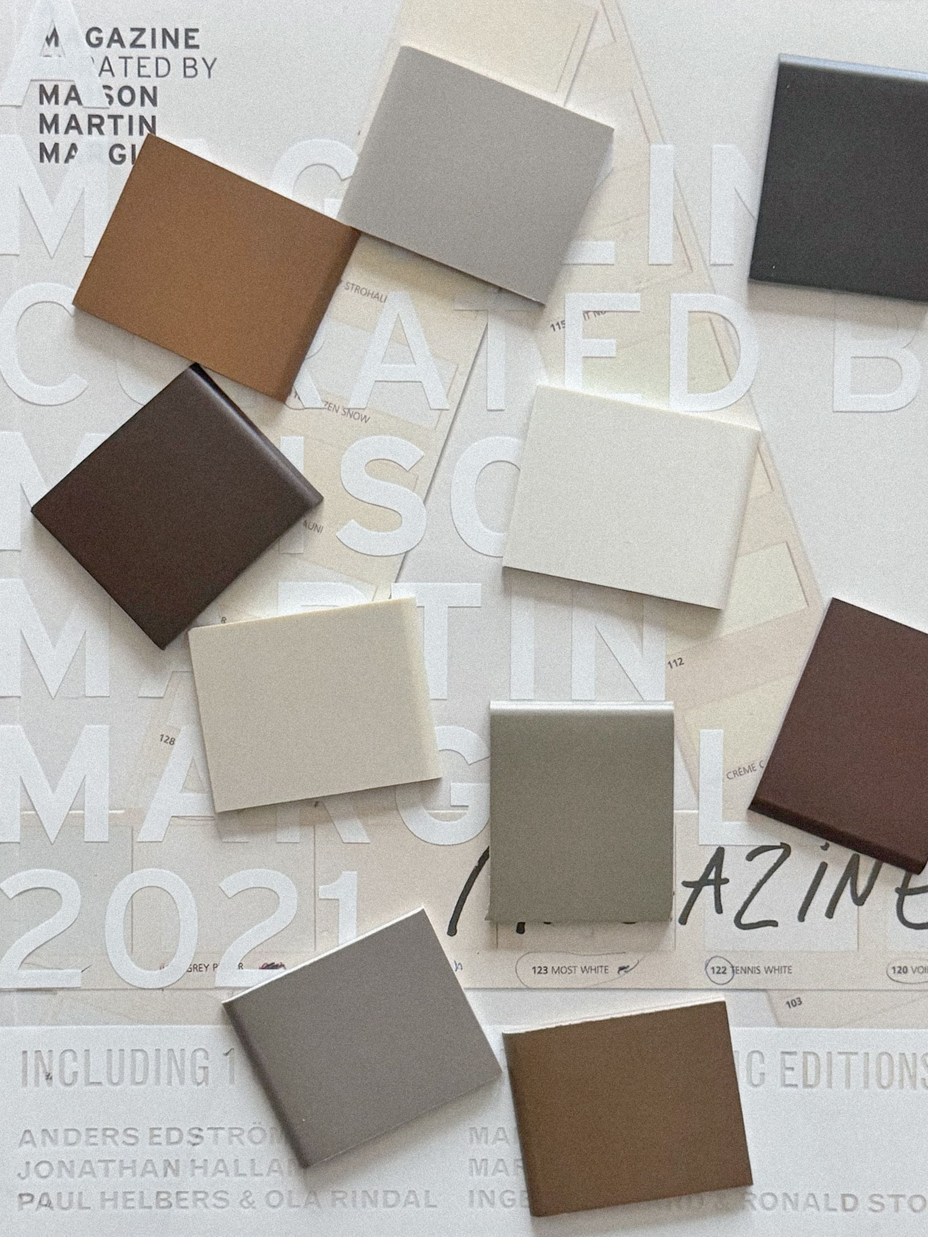 squares of rubber flooring on a white background