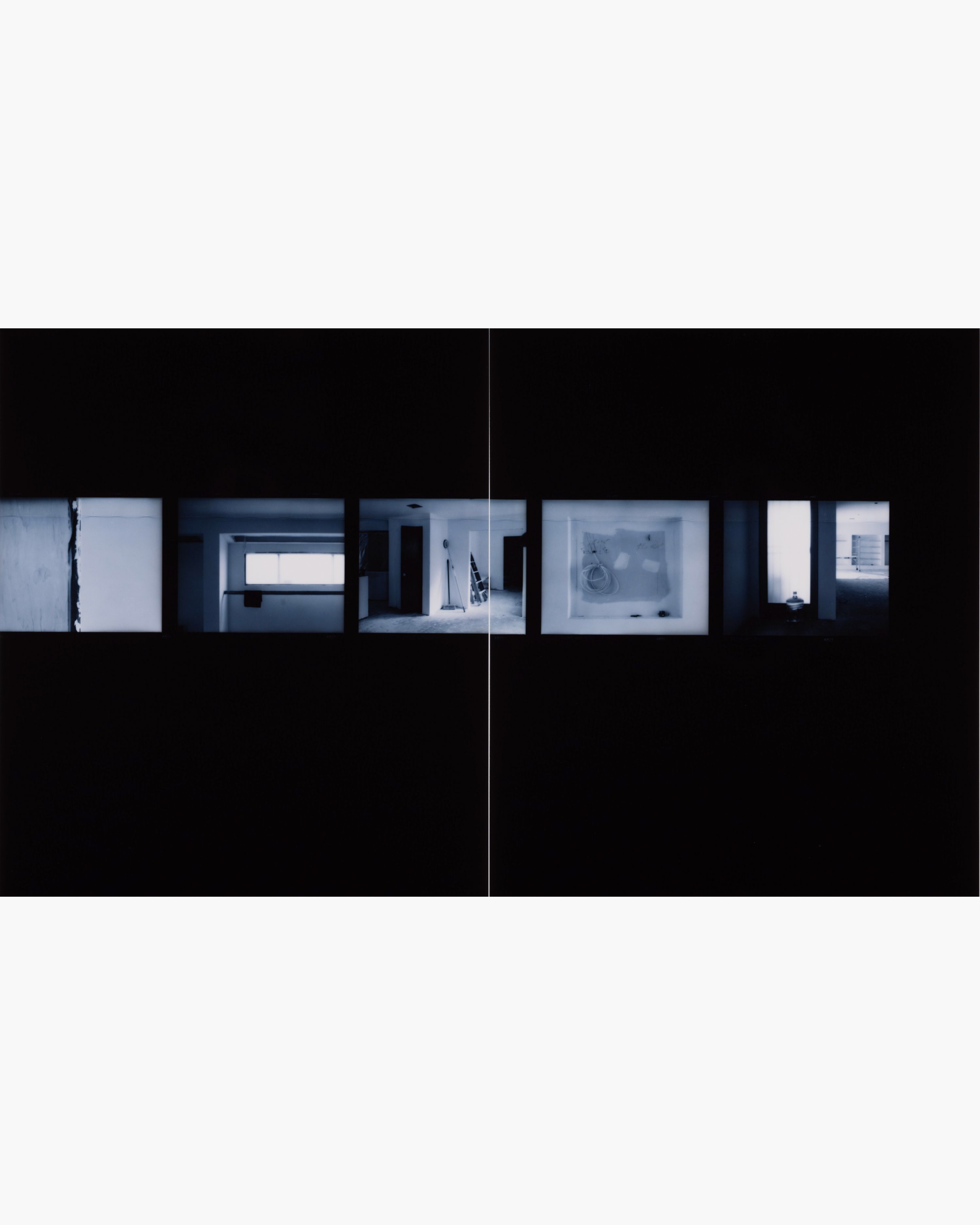 dark room photography prints of a construction site, WOE, Width Over Ears