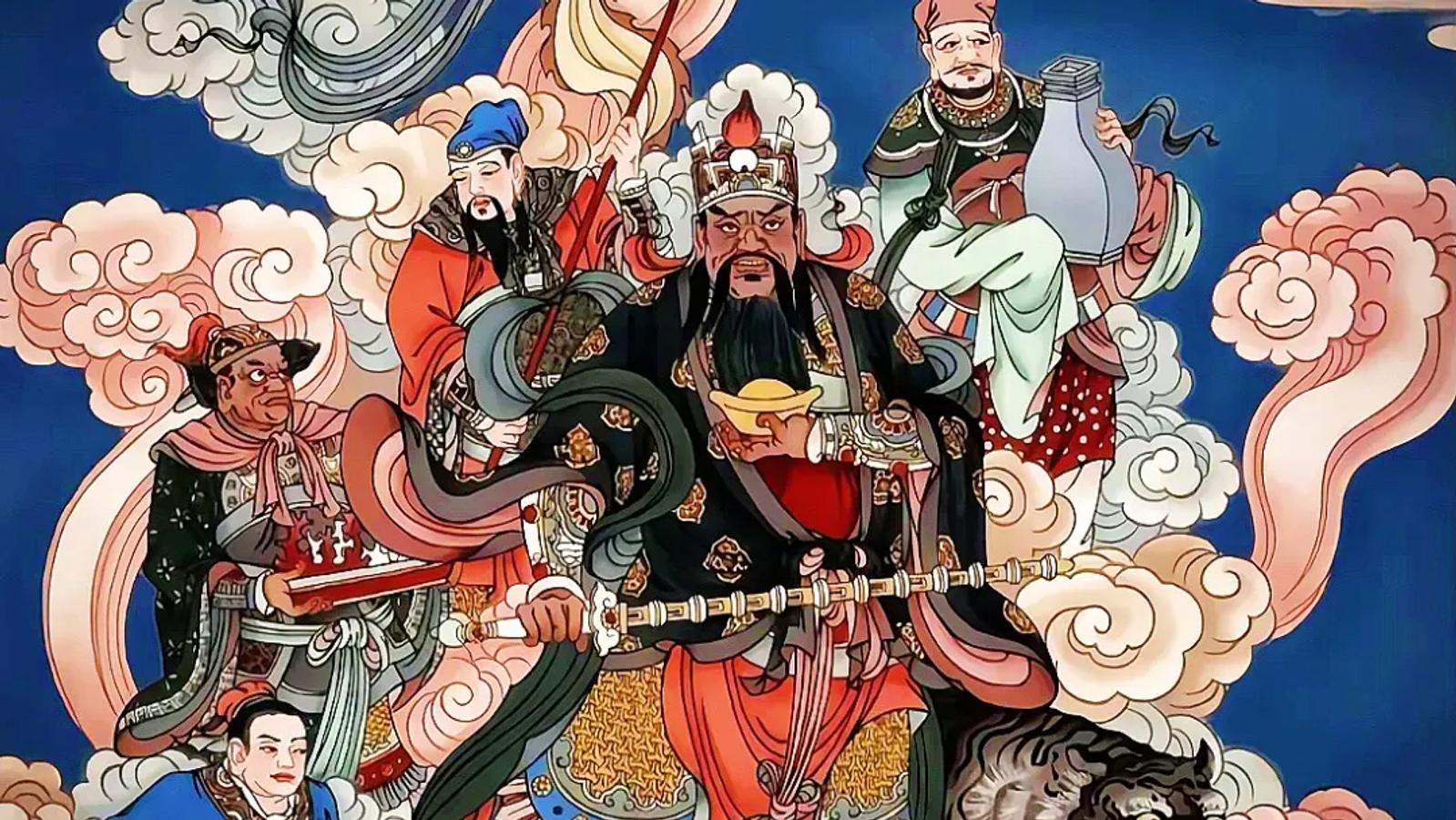 五路财神赐福 补财库迎祥运