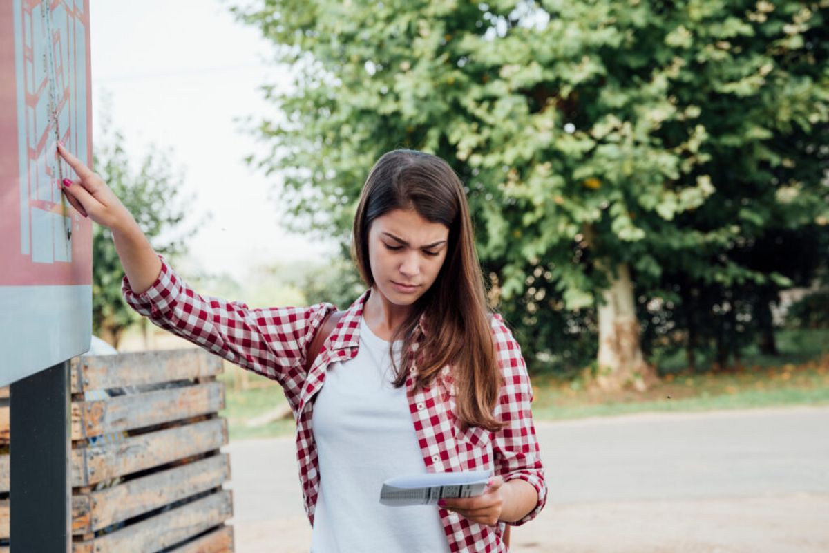 woman relying on manual tracking for their RV park inventory