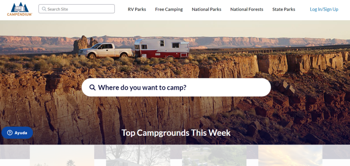 campendium website screenshot