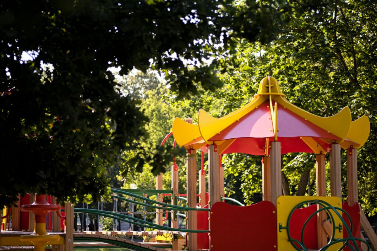 playground in an RV park 