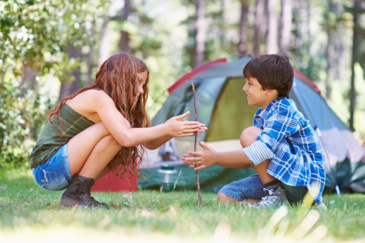 kid-friendly vs adults only campgrounds with some kids 
