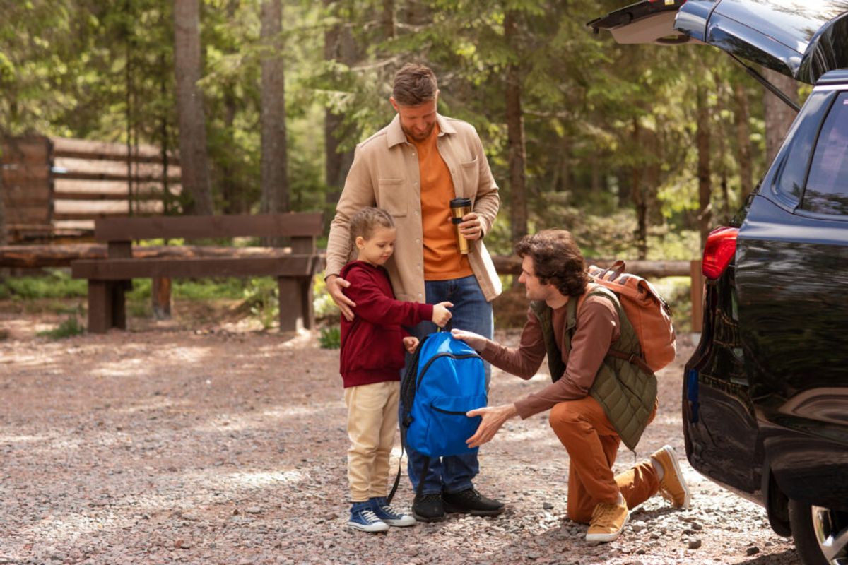 family enjoying their guest experience at a small rv park