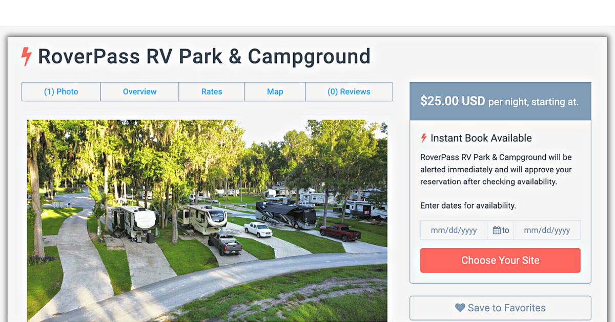 The Best Campground Listing