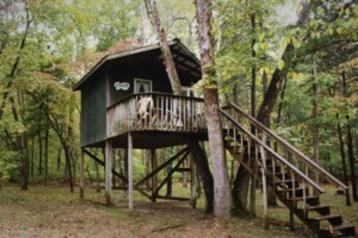Small cabin at Cross Creek RV Park
