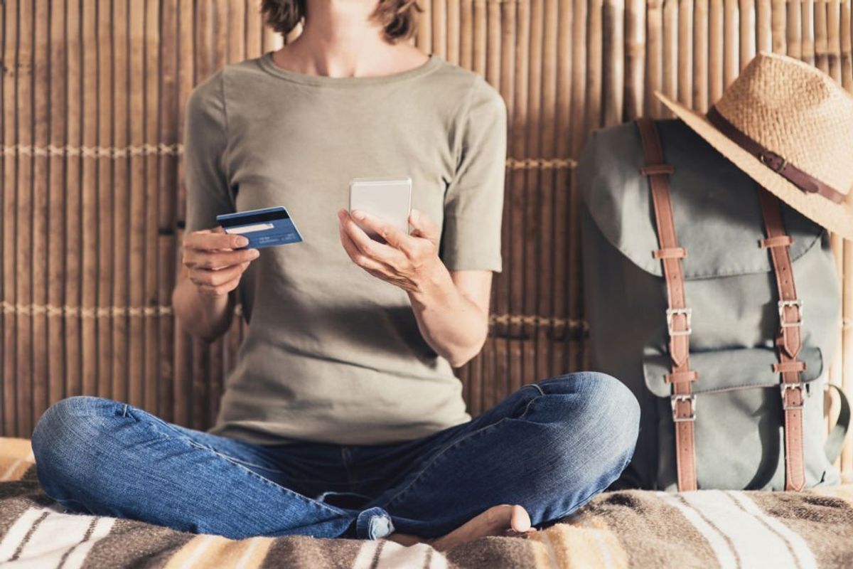 Making reservations for a campground using a booking platform