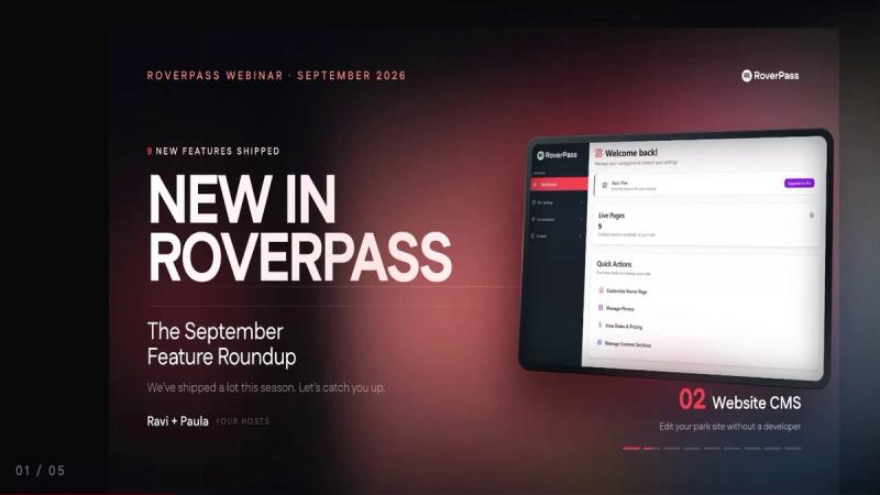 New in RoverPass: The September Feature Roundup