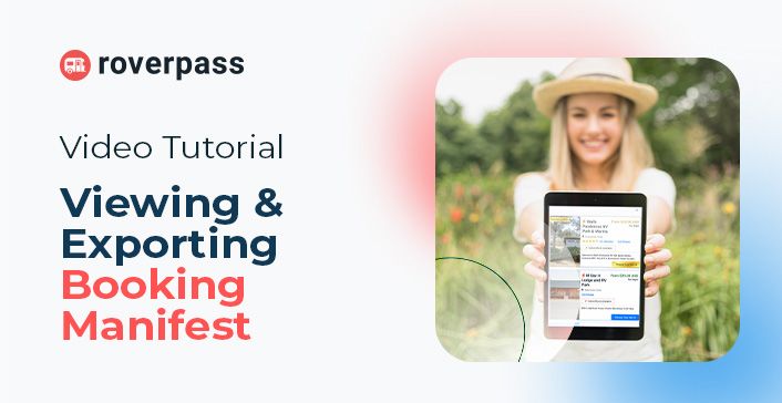 Viewing and Exporting Booking Manifests