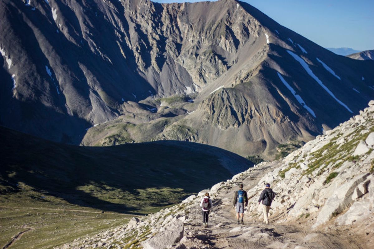 Hiking in Colorado Mountains