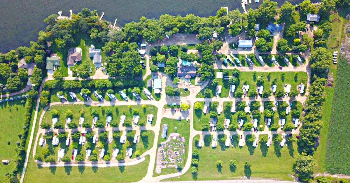 Lakeshore RV Park - Aerial View