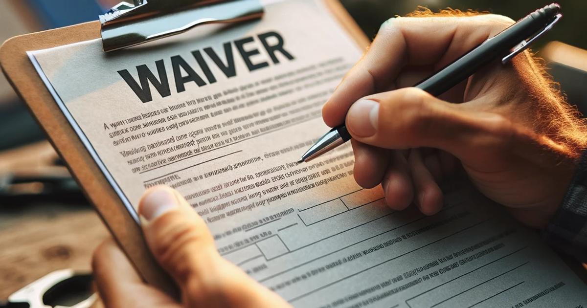 creating a waiver for a campground or Rv Park