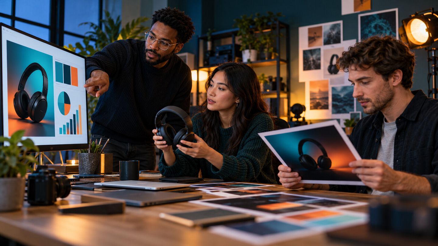 Ecommerce team reviewing lifecycle campaigns, paid media performance, social publishing, and storefront tasks before approval